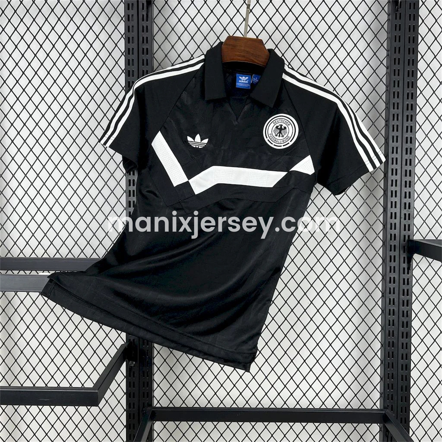 Retro Germany 1988-91 Terrace Black Jersey - JerseysGala