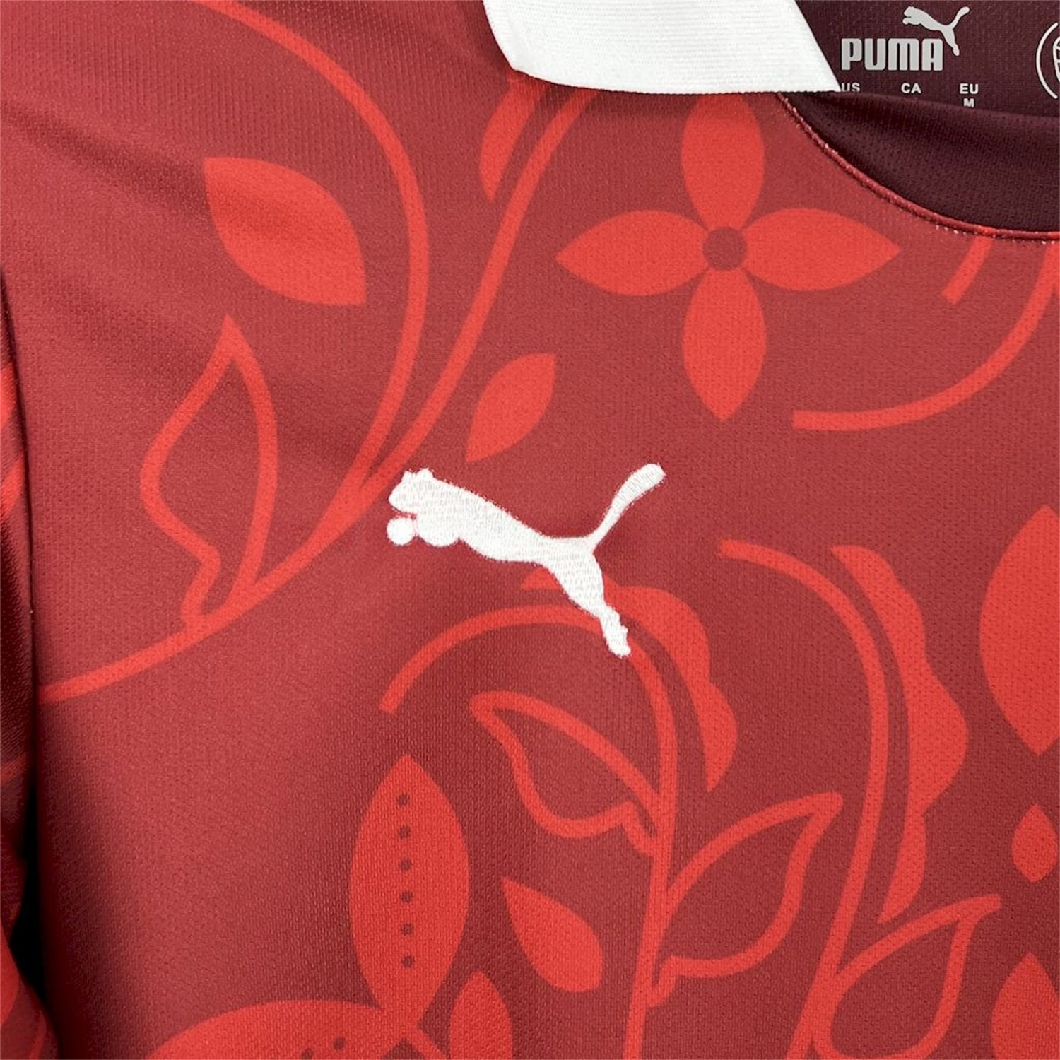Portugal 2025-26 Red Flower Training Jersey - Fans Version - JerseysGala