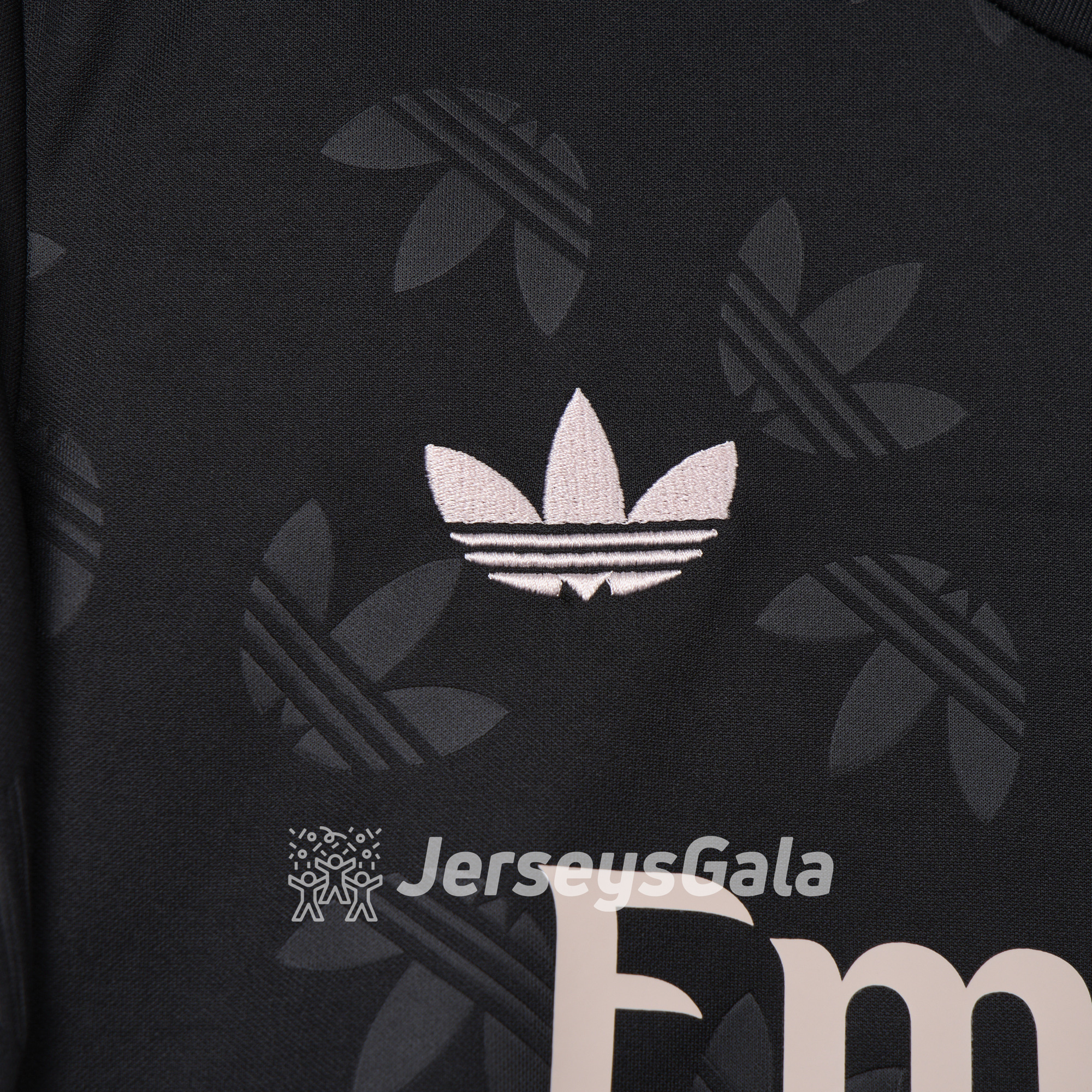 Real Madrid 24-25 Trefoil Black Jersey - Fans Version - JerseysGala