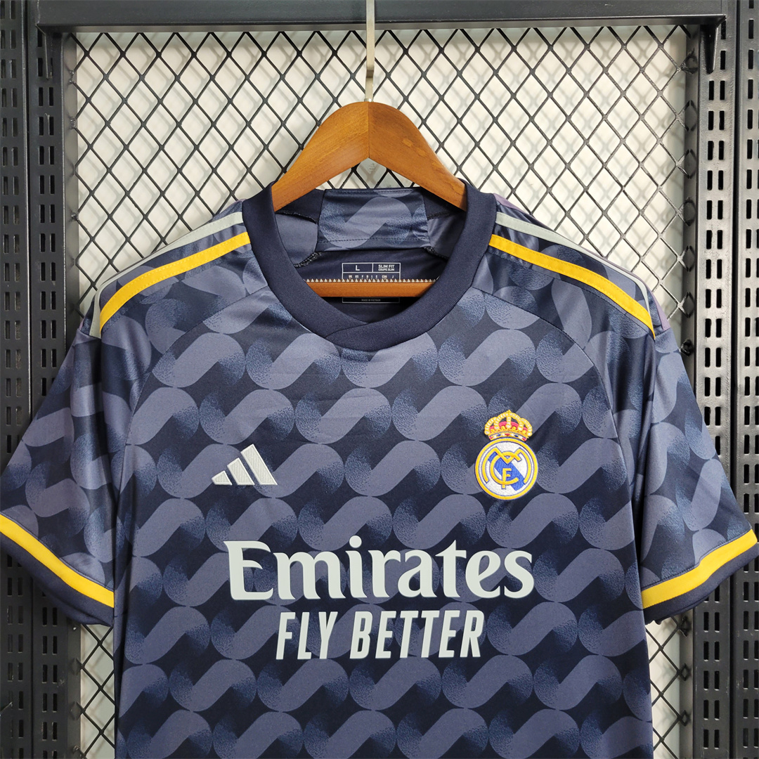 Real Madrid 23/24 Away Blue Jersey - Fans Version - JerseysGala