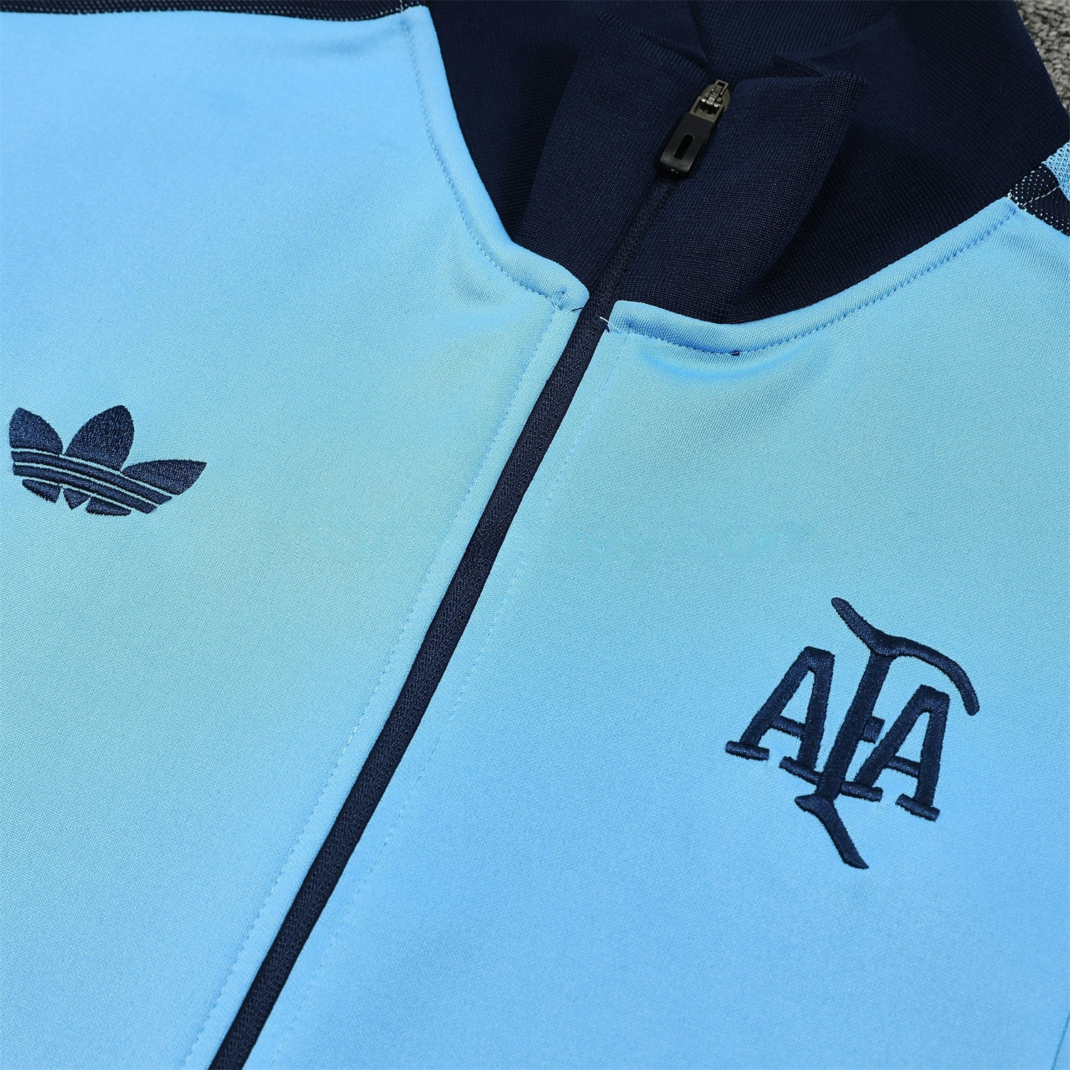Argentina 24-25 Throwback Jacket Training Tracksuit - Blue Jackets & Deep Blue Pants - JerseysGala