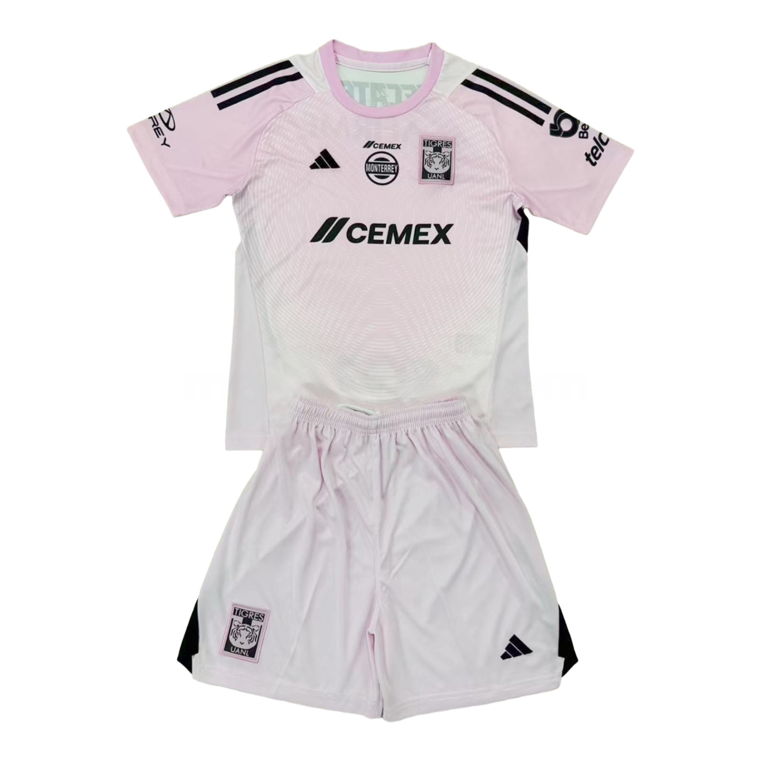 Tigres UANL 25-26 Light Pink Goalkeeper Men's Adult Jersey Set - Fans Version - JerseysGala