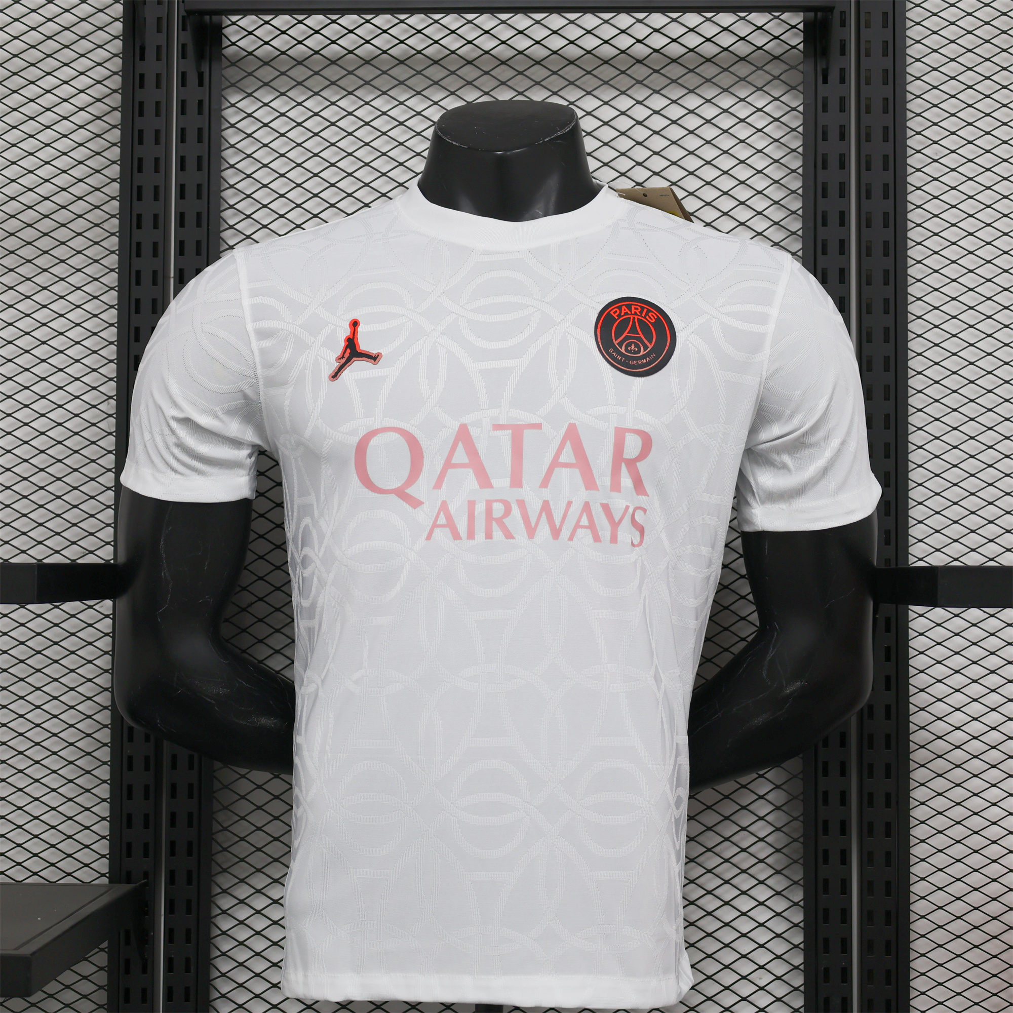 Paris Saint-Germain PSG X JD 24-25 Third Pre-Match White Jersey - Player Version - JerseysGala