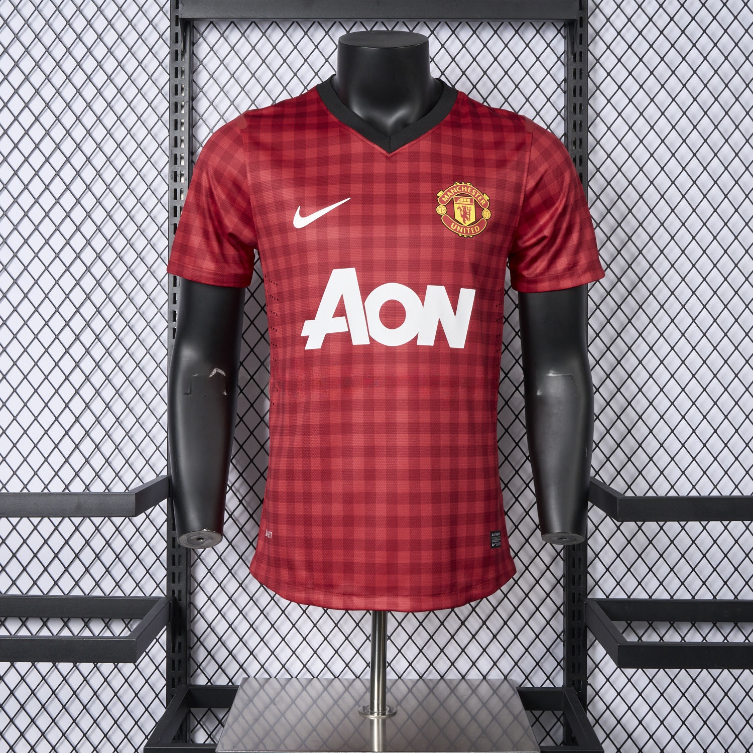 Retro Manchester United 2012-13 Home Jersey - Player Version - JerseysGala