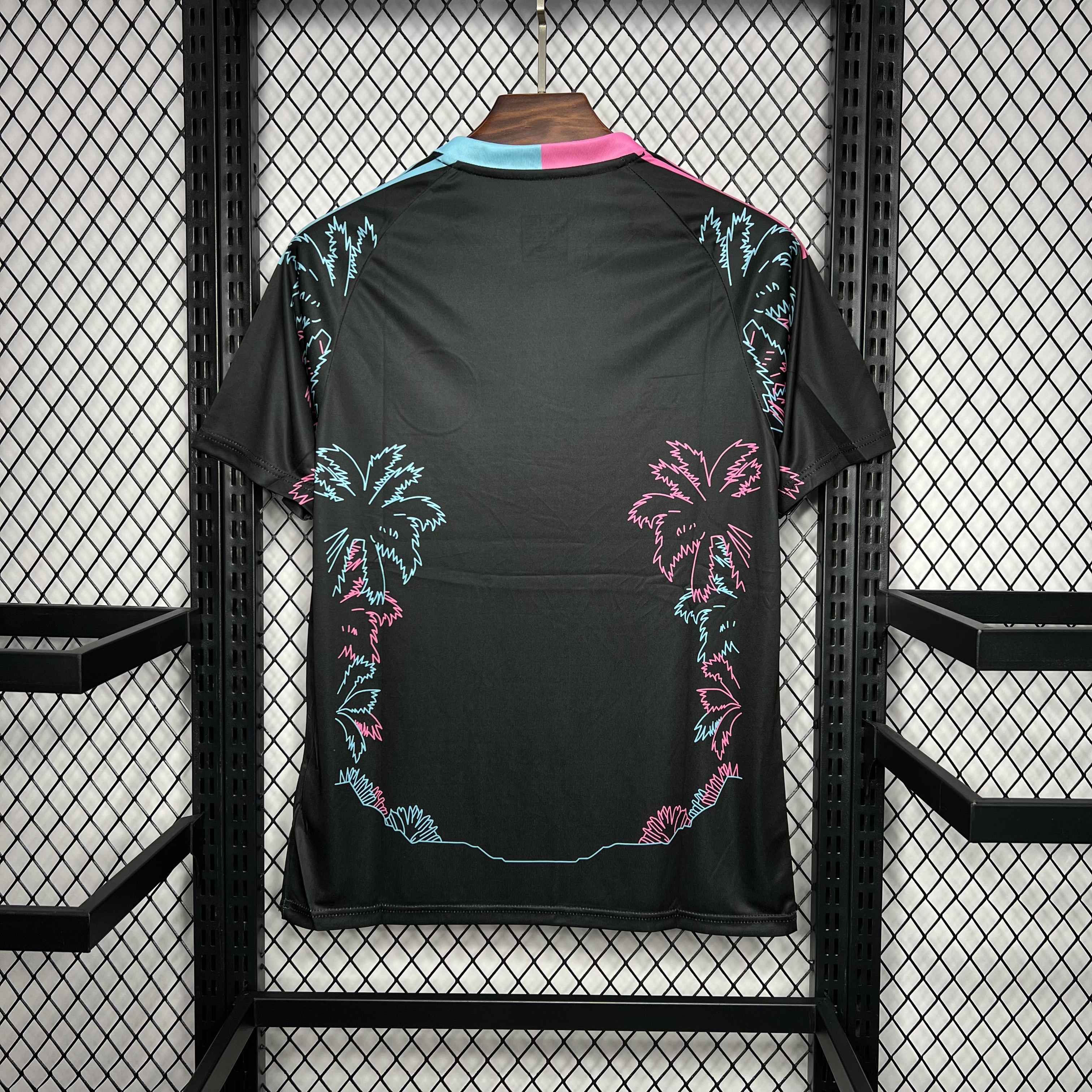 INT M.A.M 24-25 Black Summer Coconut Tree Style Jersey - Fans Version - JerseysGala