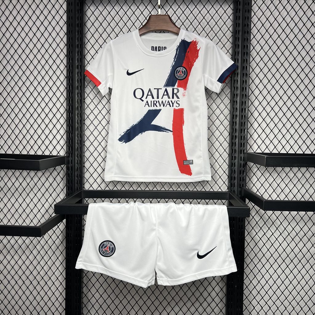 Paris Saint-Germain PSG 24-25 Away Kids Kit - JerseysGala
