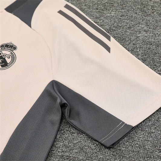Real Madrid 24-25 Kids Short-Sleeve Training Set - Apricot - JerseysGala