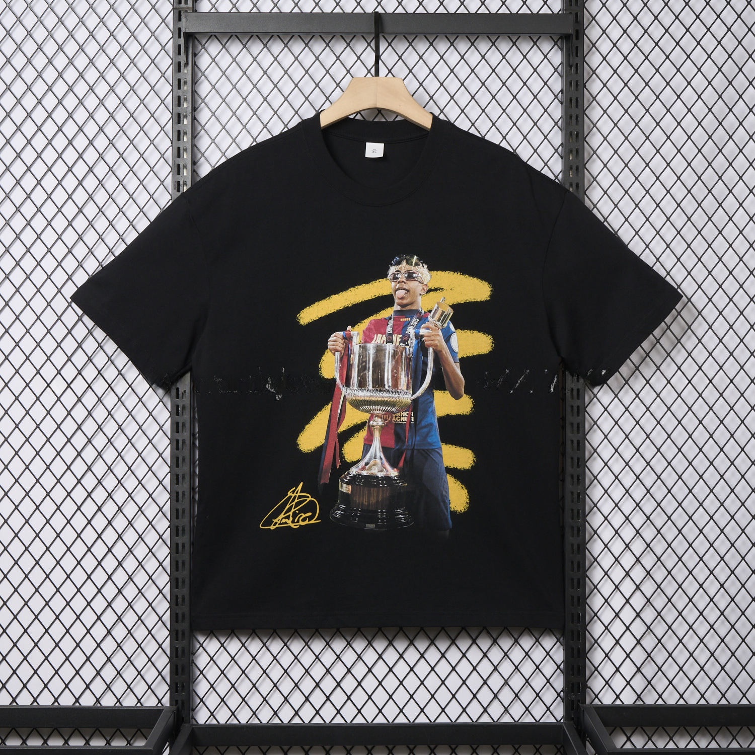 B.A.R.S.A Yamal Copa Del Rey Unisex Pure Cotton T-shirt - JerseysGala