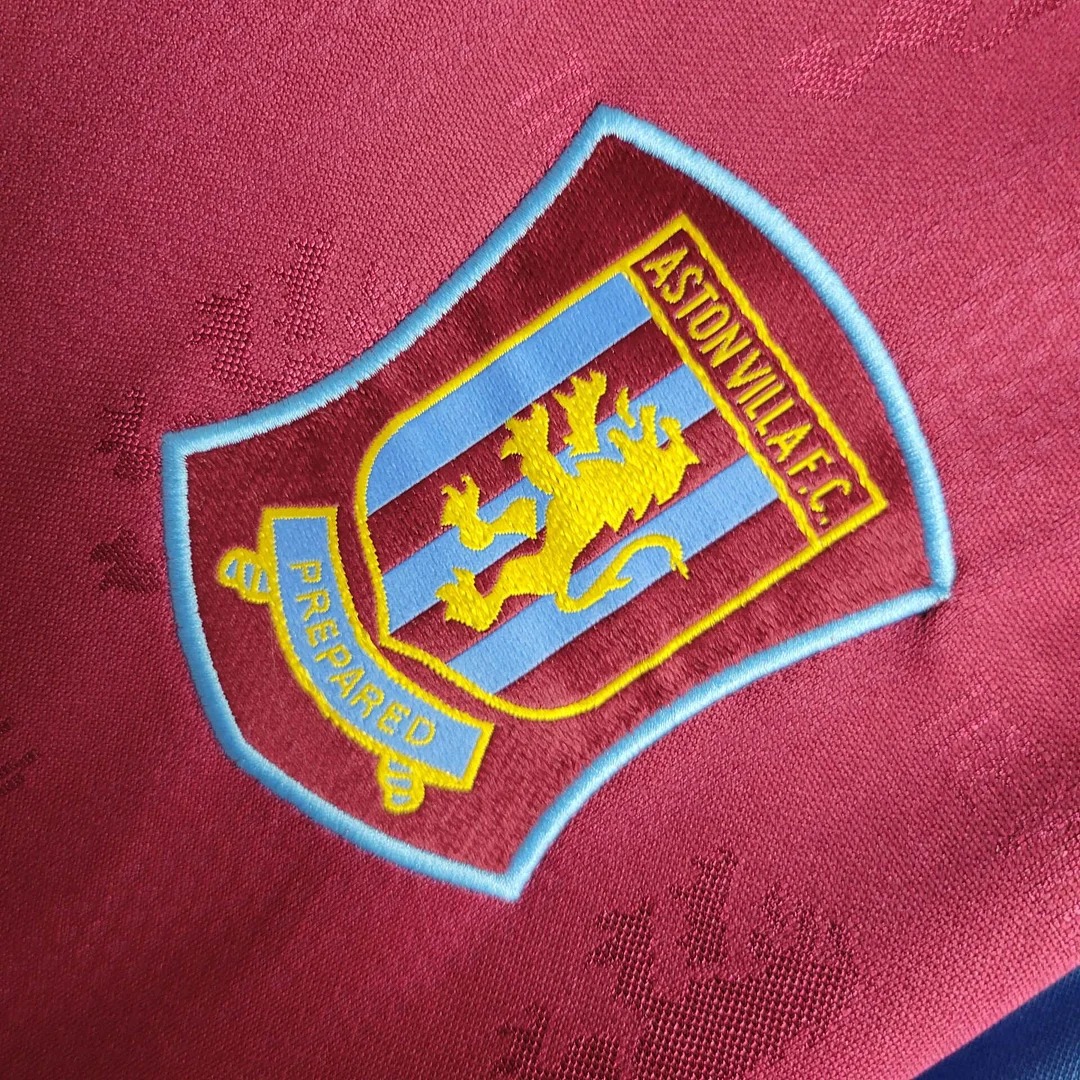 Retro Aston Villa 1995-97 Home Stadium Jersey - JerseysGala