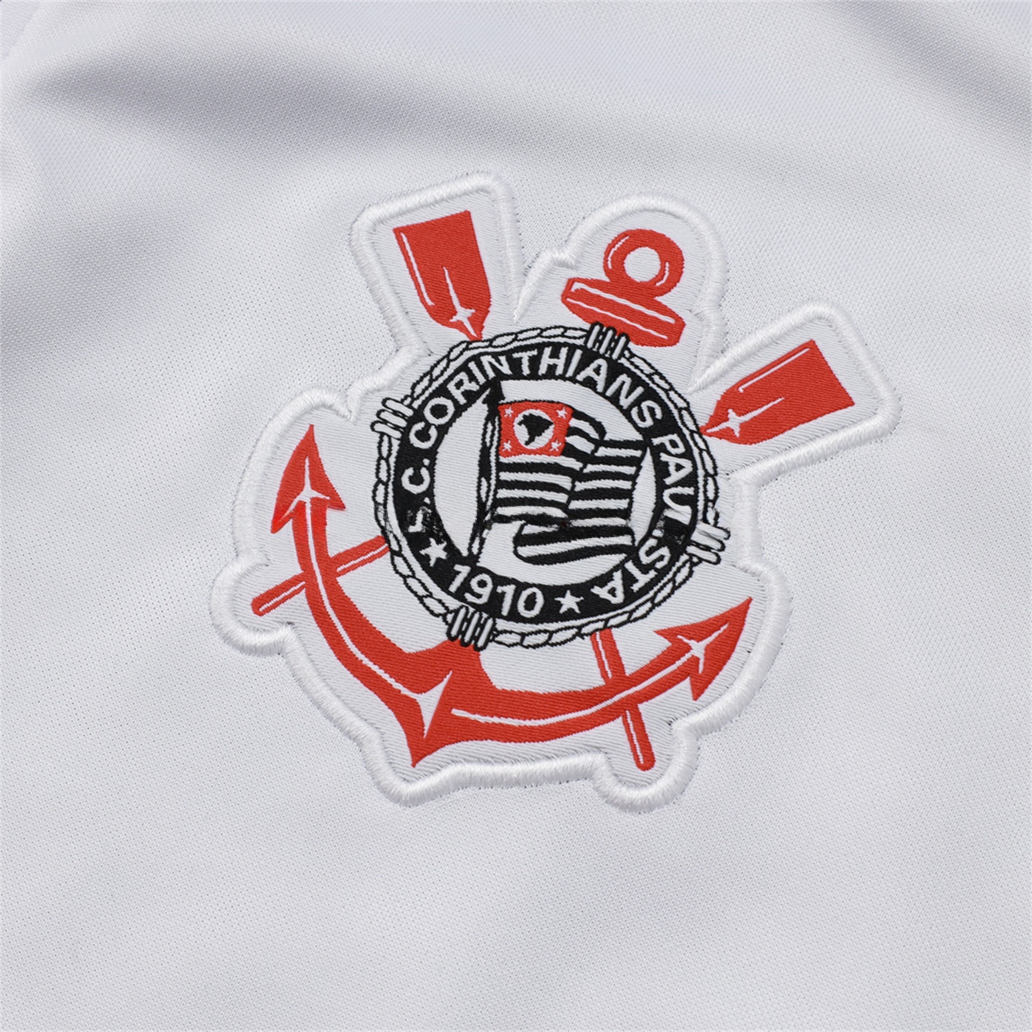 Corinthians 25-26 Jacket Training Tracksuit - White Jackets & Black Pants - JerseysGala