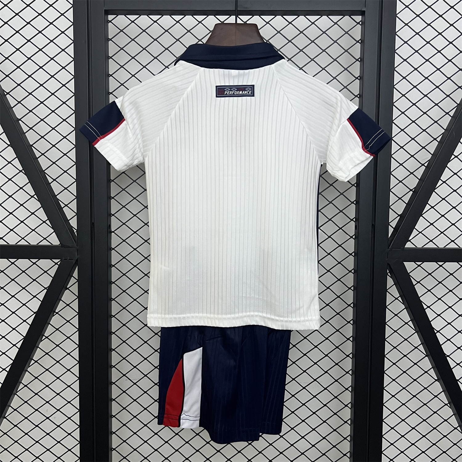 Retro England 1998 Home Kids Kit - JerseysGala