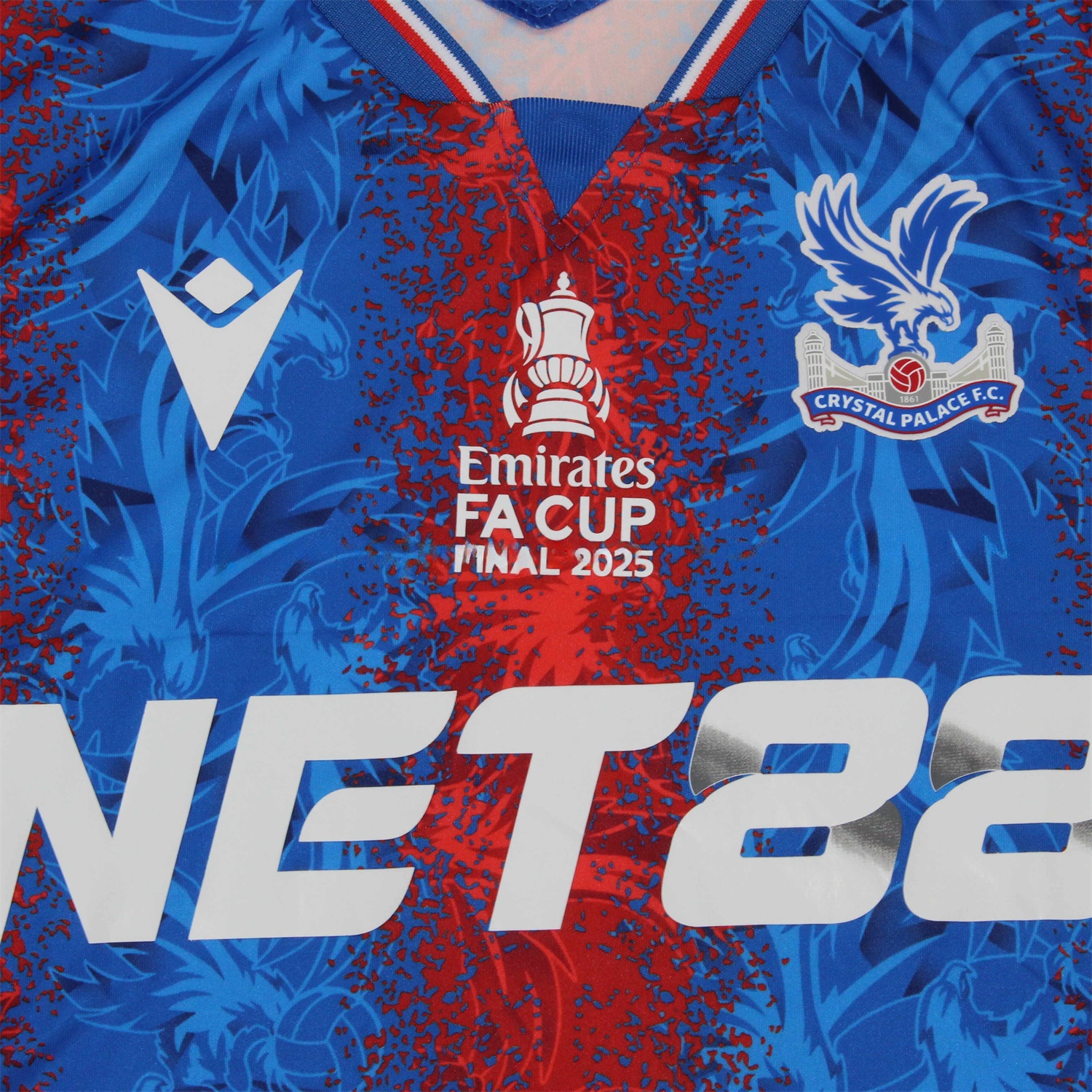 Crystal Palace 24-25 FA CUP FINAL Home Jersey - Fans Version - JerseysGala