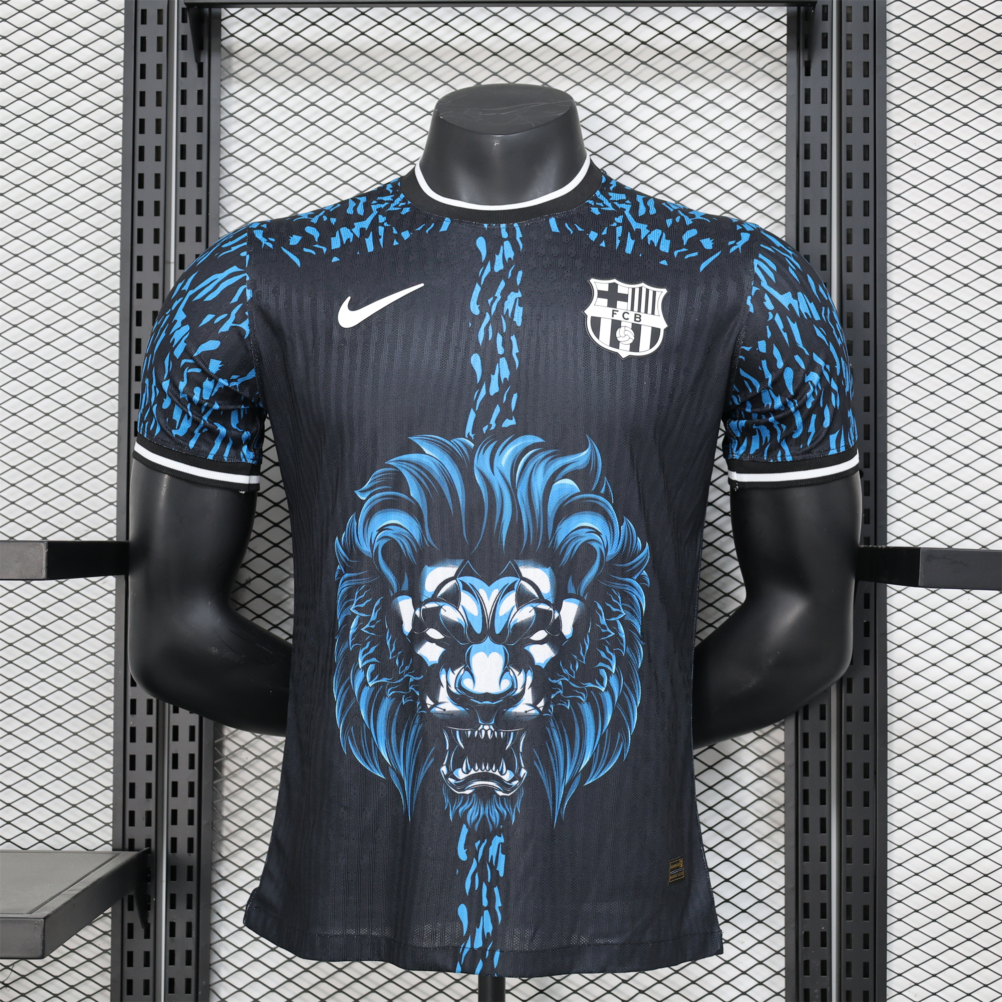 B.A.R.S.A 24-25 Balck and Blue Lion Special Edition Jersey - Player Version - JerseysGala