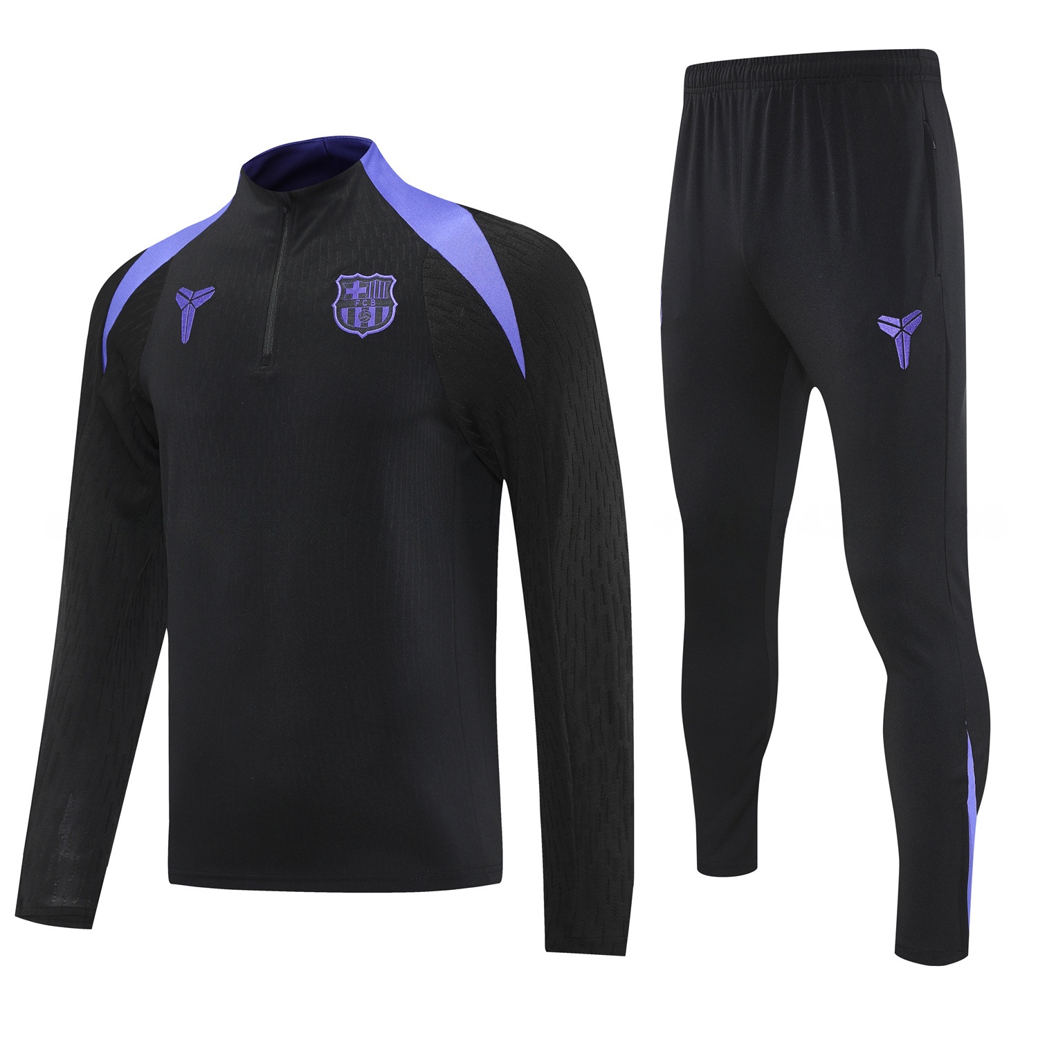 B.A.R.S.A 25-26 Long Sleeve Training Set - Black Top and Black Pants - JerseysGala