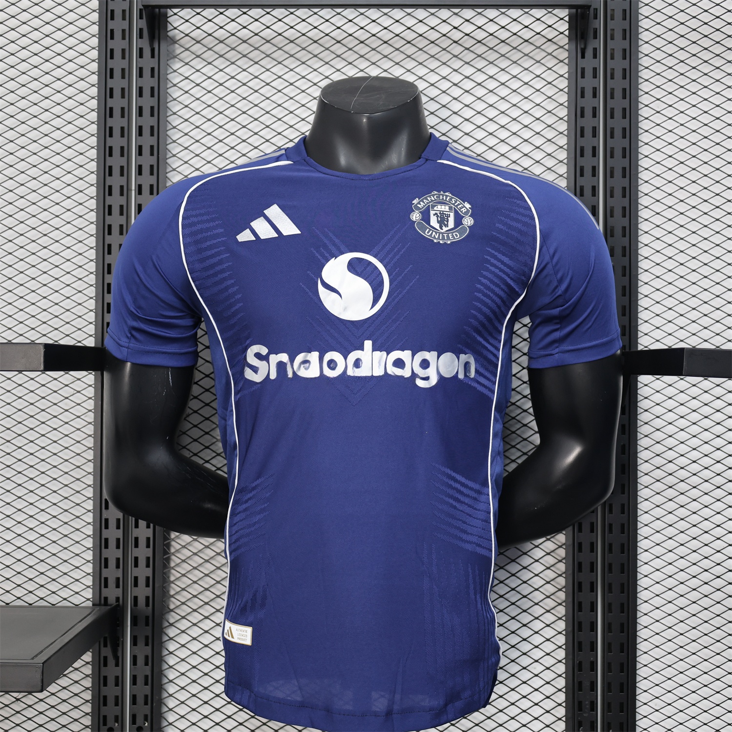 Manchester United 25-26 Blue Training Jersey - Player Version - JerseysGala