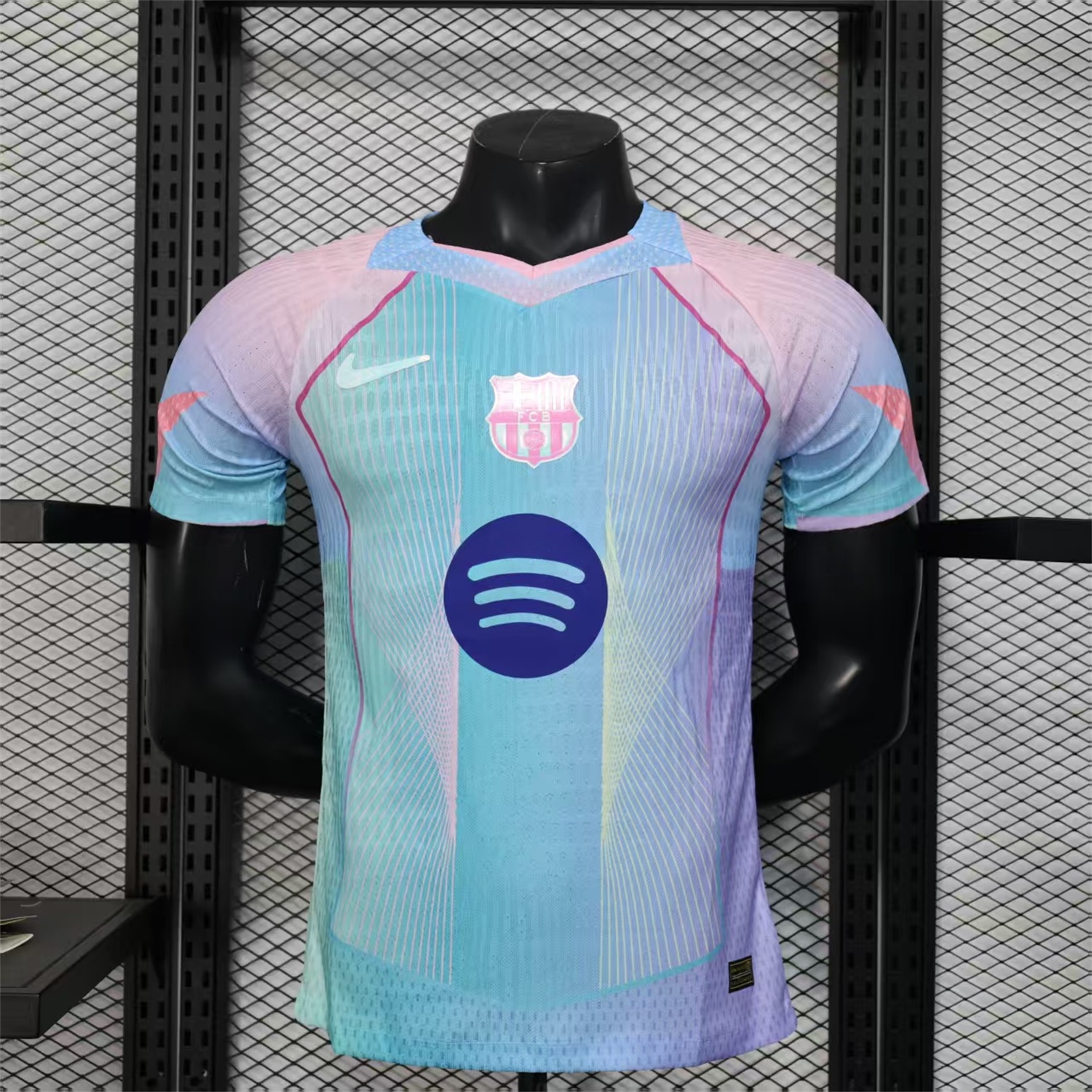 B.A.R.S.A 25-26 Pink & Blue & Purple Special Jersey - Player Version - JerseysGala