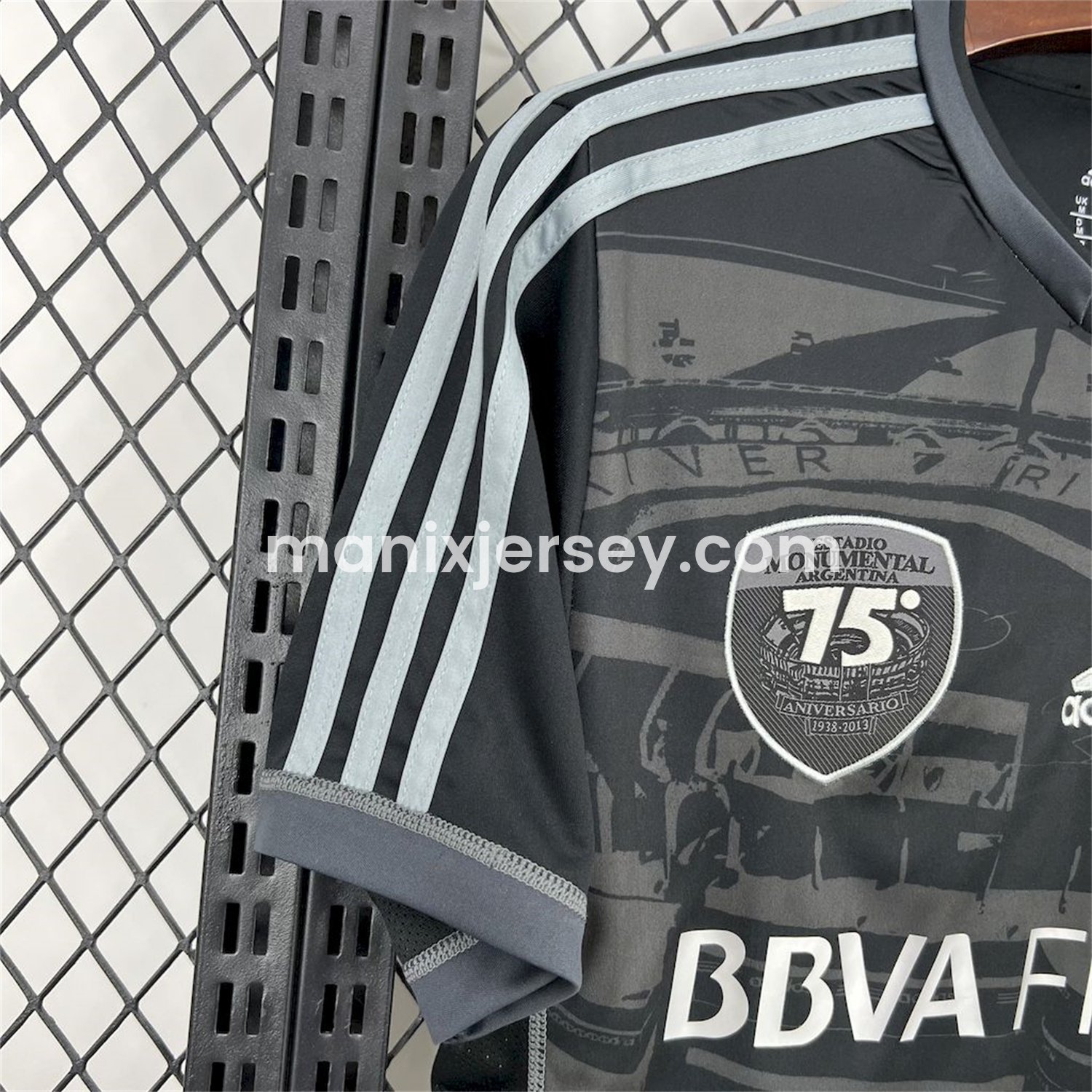 Retro River Plate 2013-14 70th Anniversary Black Jersey - JerseysGala
