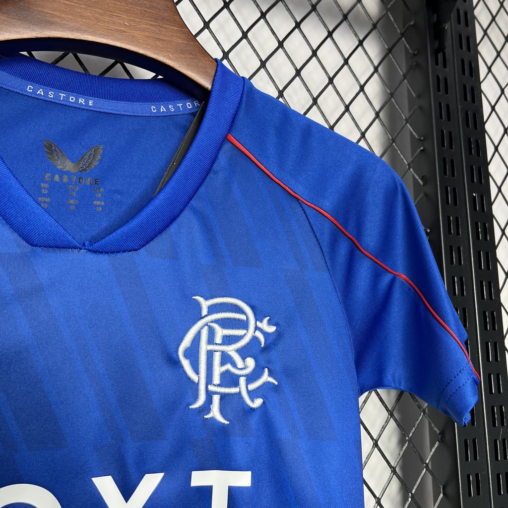 Glasgow Rangers 24-25 Home Stadium Kids Kit - JerseysGala