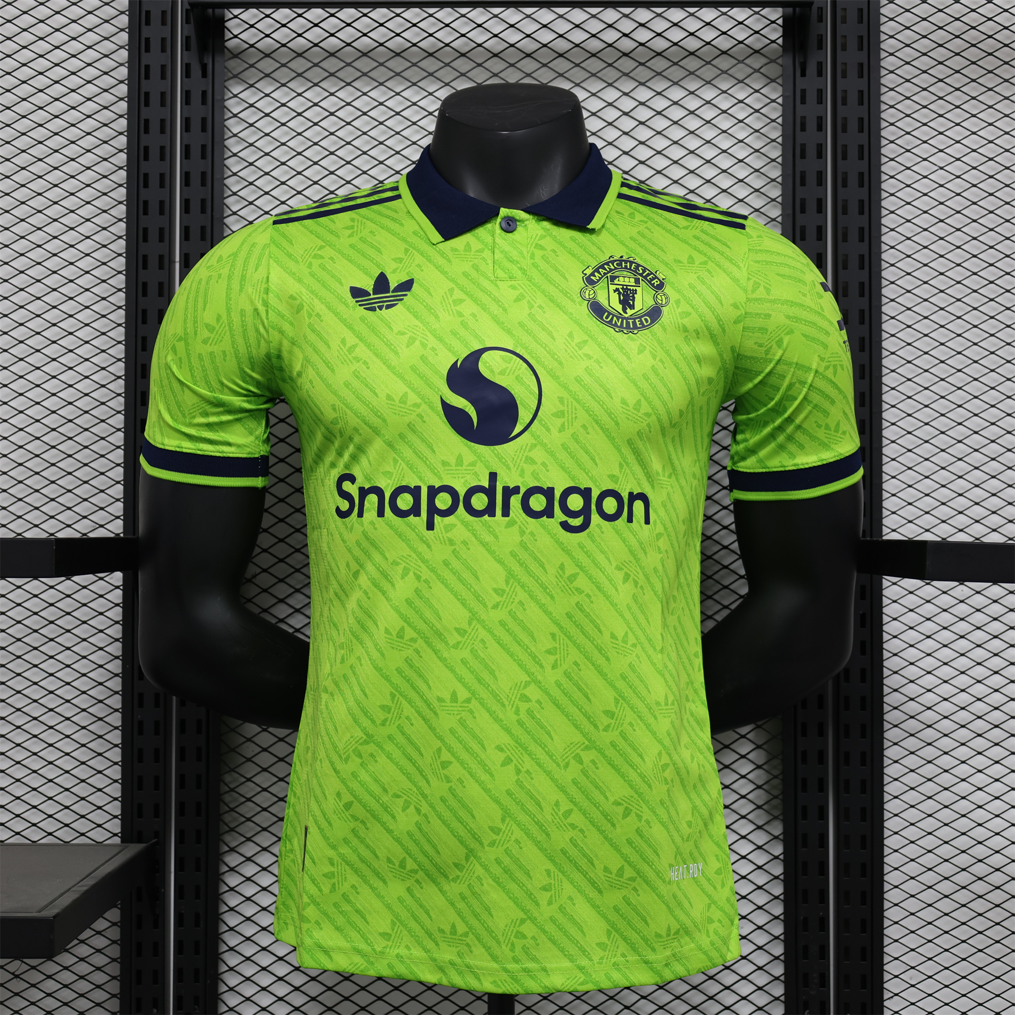 Manchester United 24-25 Green Trefoil Vintage Jersey - Player Version - JerseysGala