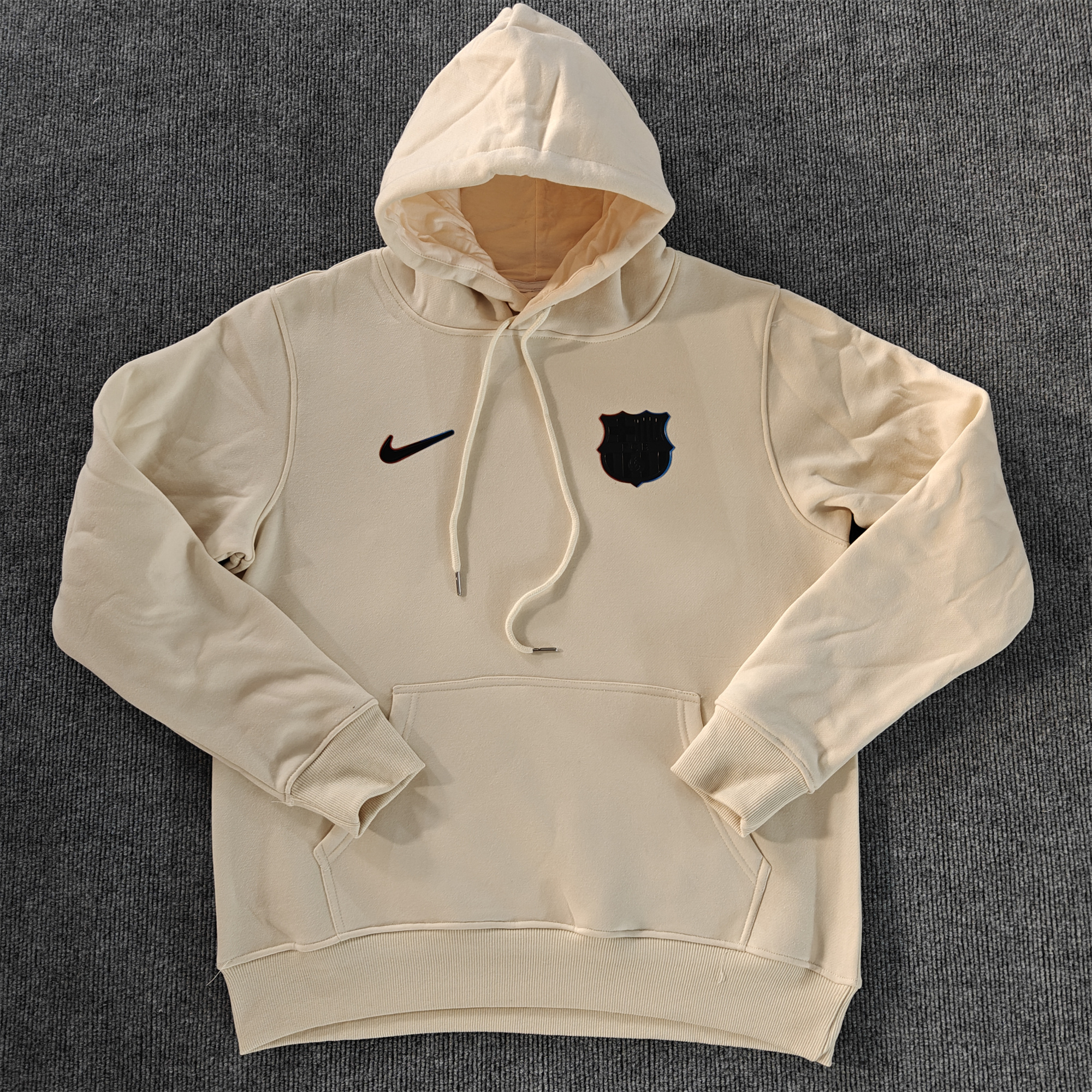 B.A.R.S.A 24-25 Black Team Badge Hoodie - Light Yellow - JerseysGala