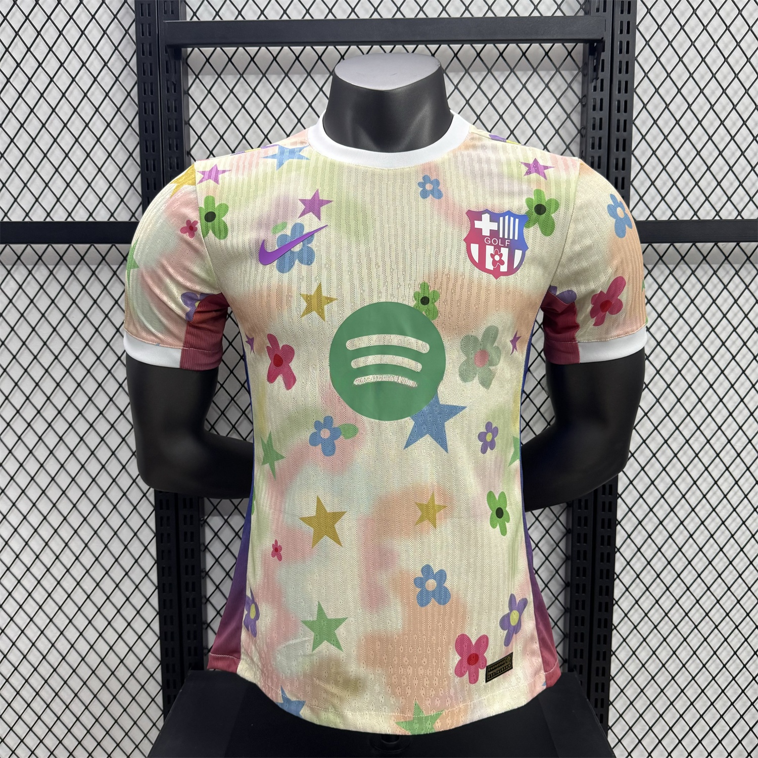 B.A.R.S.A 25-26 Golf Color Petals Special Yellow Jersey - Player Version - JerseysGala