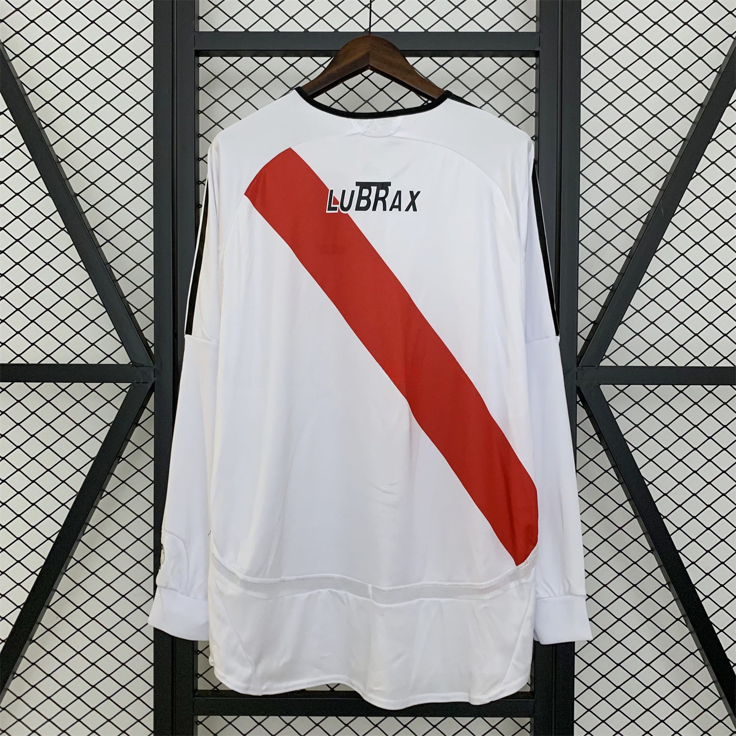 Retro River Plate 2006-07 Home Long Sleeves Jersey - JerseysGala