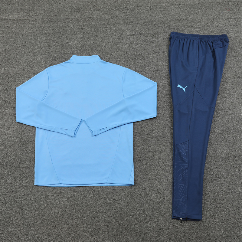 Manchester City 24-25 Long Sleeve Training Set - Light Blue - JerseysGala