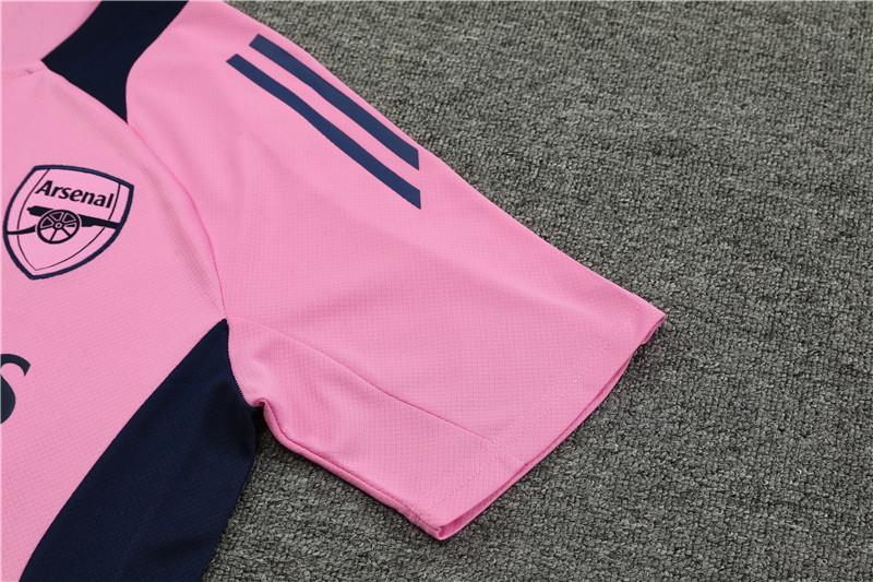 Arsenal 24-25 Short-Sleeve Training Kids Kit - Pink - JerseysGala