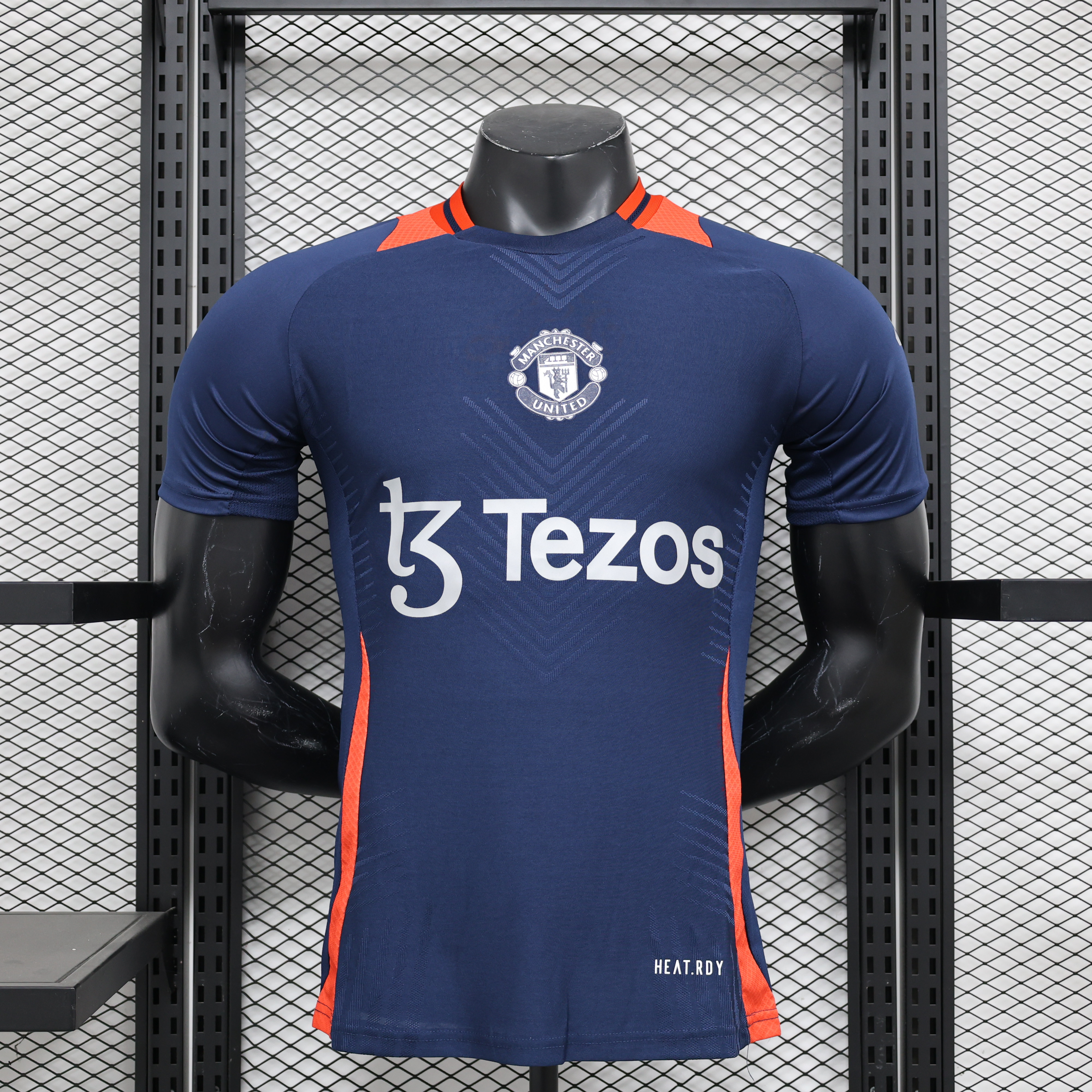 Manchester United 24-25 Blue Pre-match Training Jersey - Player Version - JerseysGala