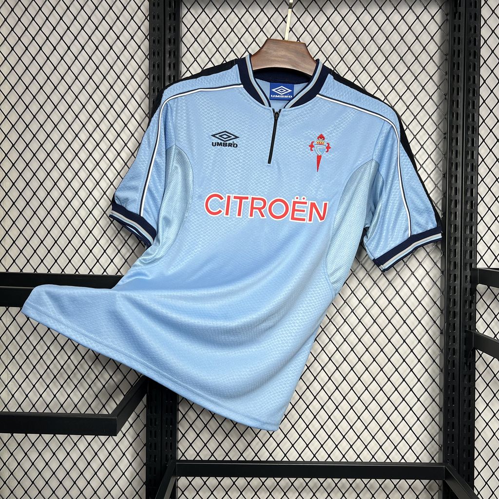 Retro Celta Vigo 1999-00 Home Stadium Jersey - JerseysGala