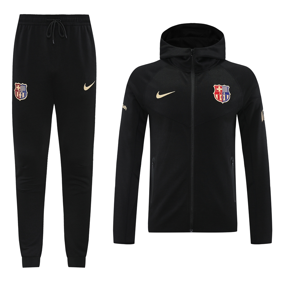 B.A.R.S.A 24-25 Unsponsored Training Hoodie Set - Black Hoodie and Pants - JerseysGala