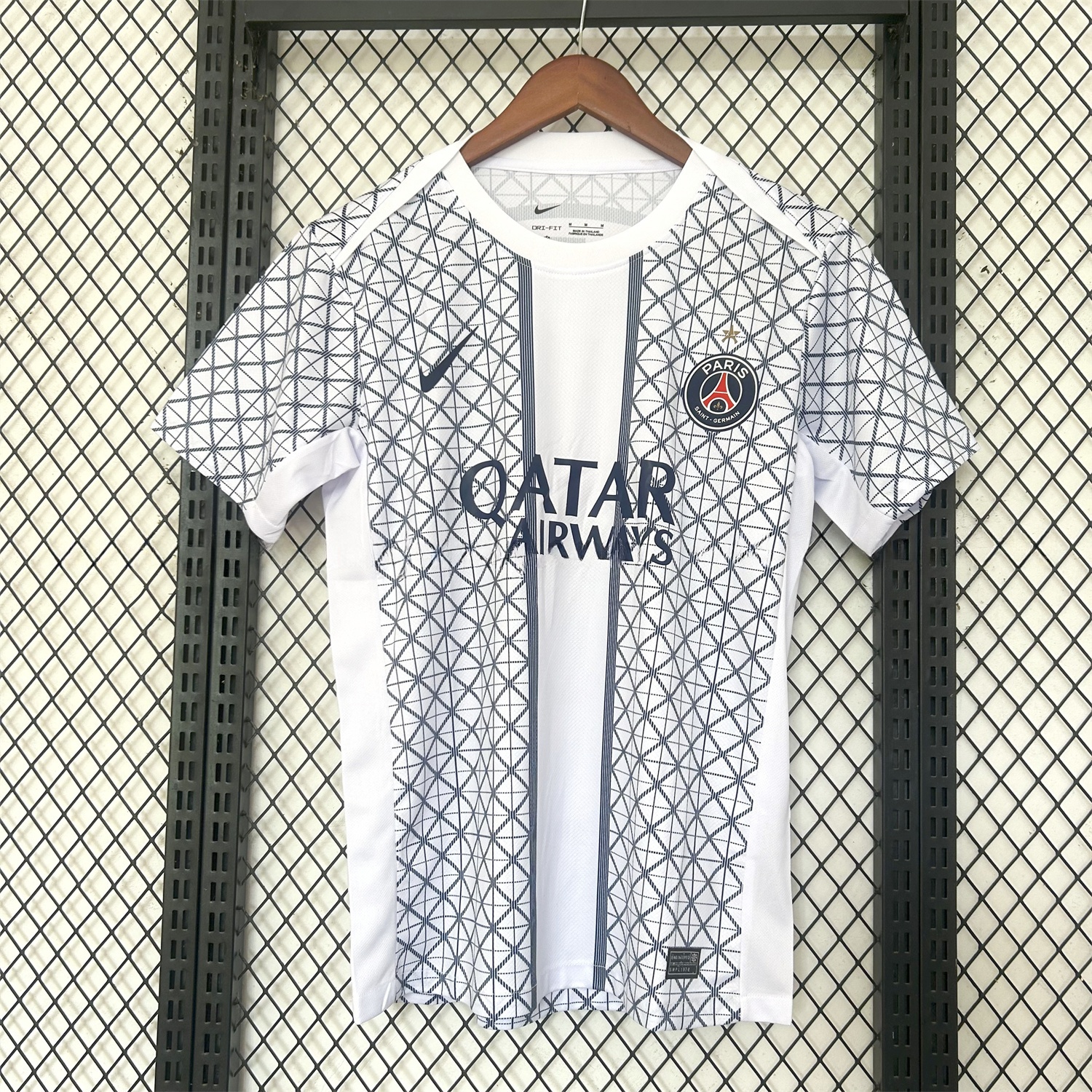 Paris Saint-Germain PSG 25-26 White Pre-Match Training Jersey - Fans Version - JerseysGala