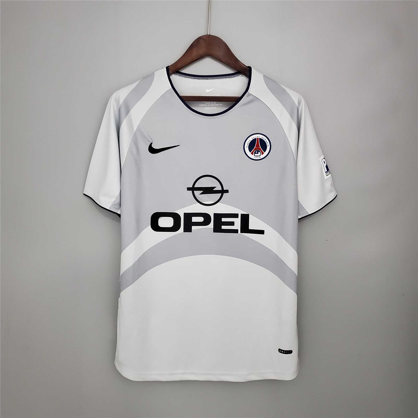 Retro Paris Saint-Germain PSG 2001-02 Away Jersey - JerseysGala