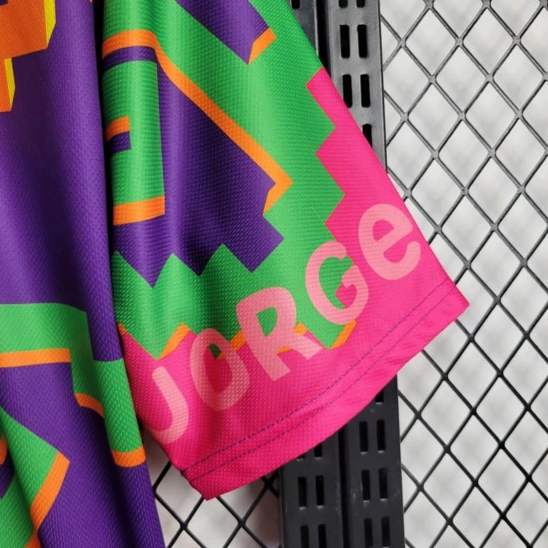 Retro Mexico 1995 Goalkeeper Purple Orange Jersey - JerseysGala