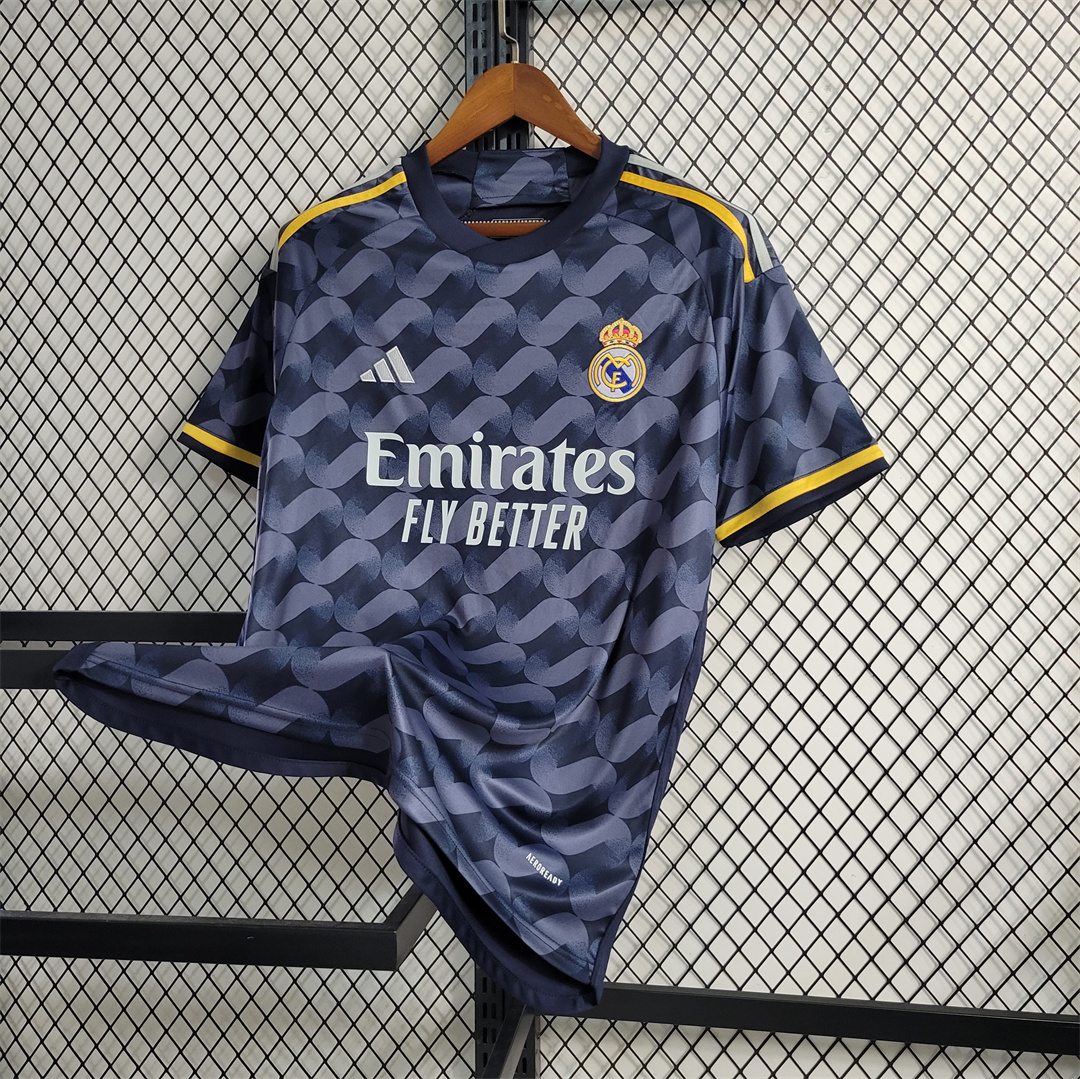 Real Madrid 23/24 Away Blue Jersey - Fans Version - JerseysGala