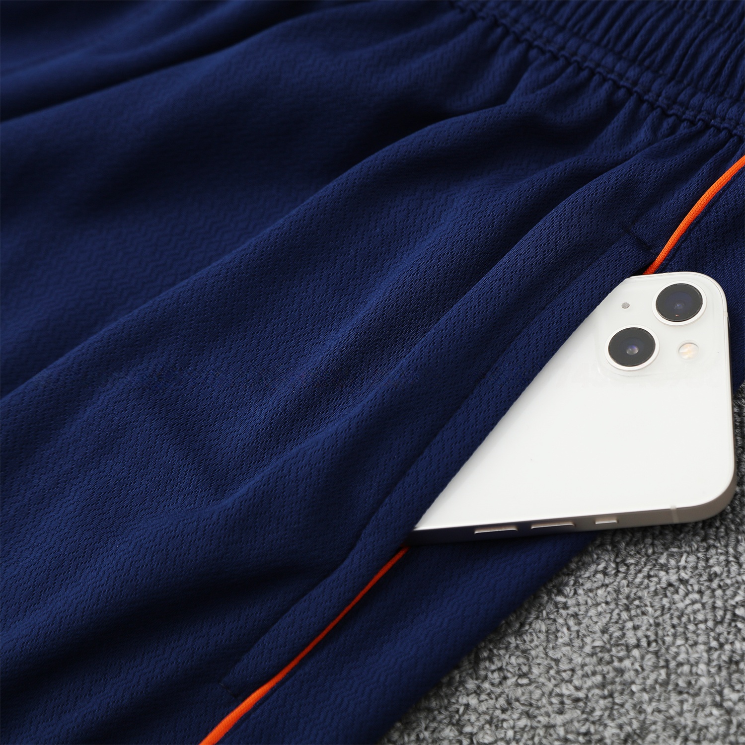 Marseille 25-26 Short-Sleeve Training Set - Blue Top & Blue Shorts - JerseysGala