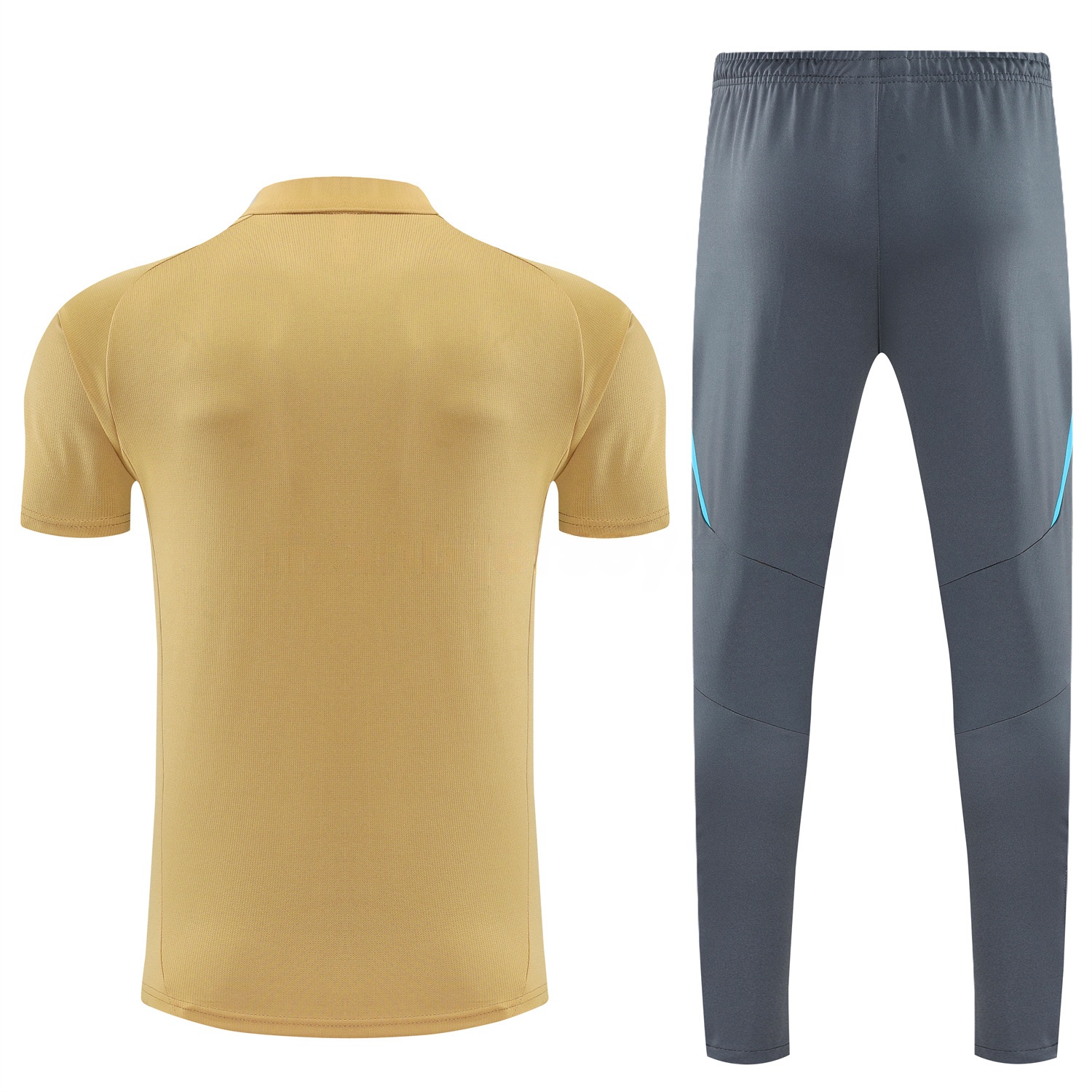 Argentina 25-26 POLO Short-Sleeve Training Set - Light Brown Top and Grey Pants - JerseysGala