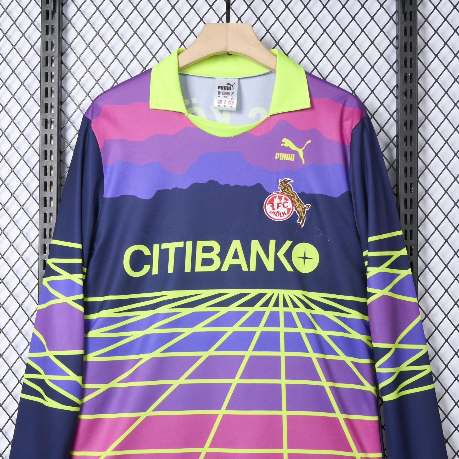 Retro 1. FC Köln 1991-92 Goalkeeper Long Sleeve Jersey - JerseysGala