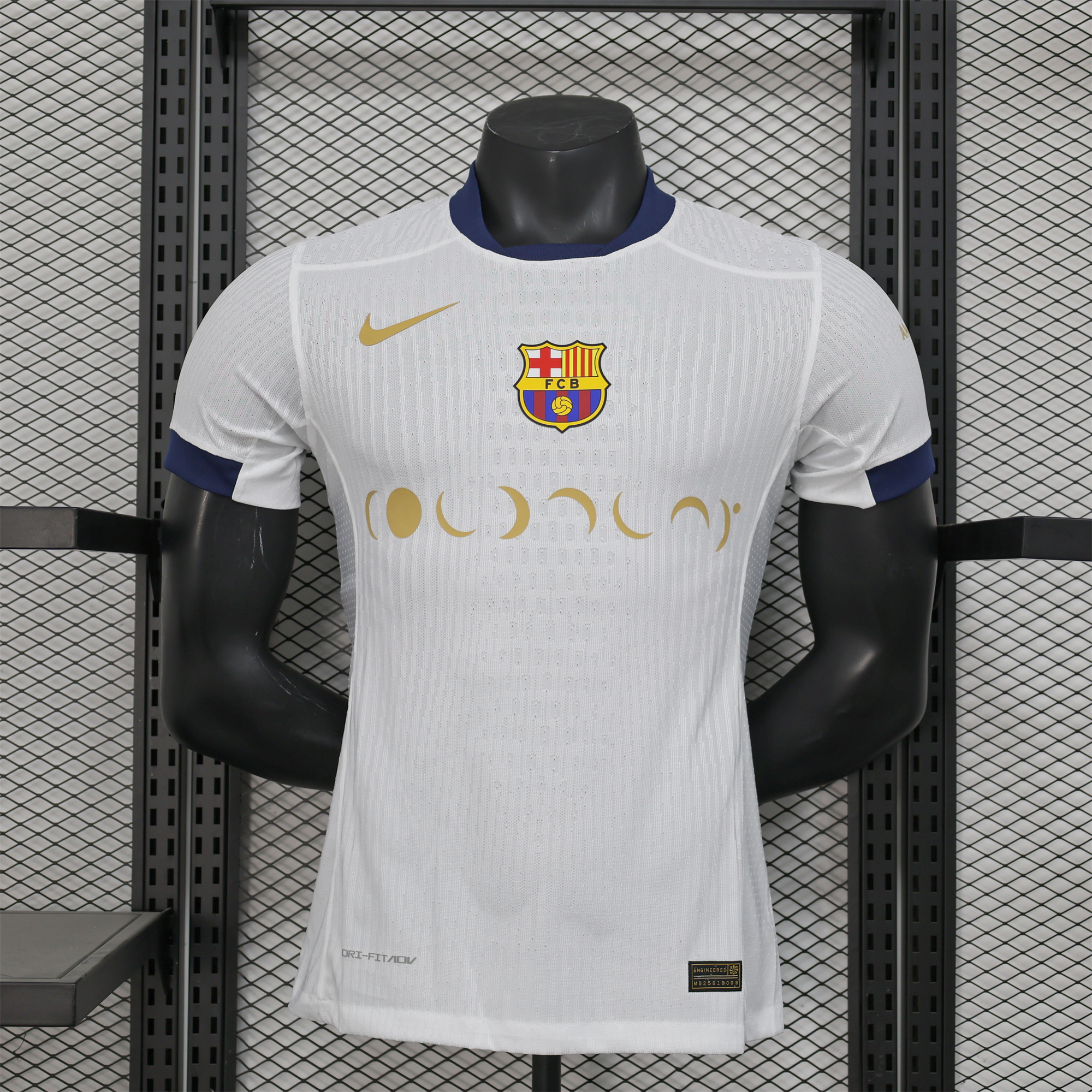 B.A.R.S.A X Coldplay 24-25 White Special Edition Jersey - Player Version - JerseysGala