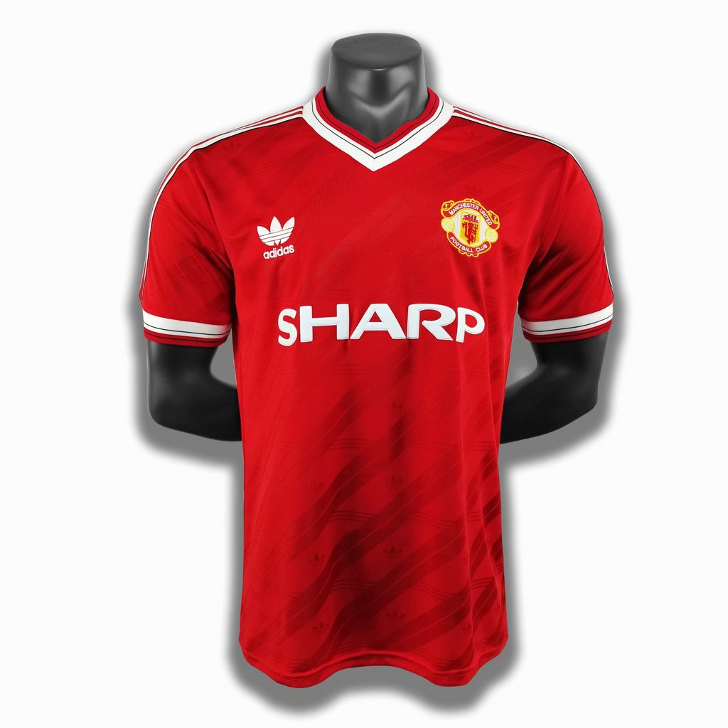 Retro Manchester United 86-88 Home Stadium Jersey - JerseysGala