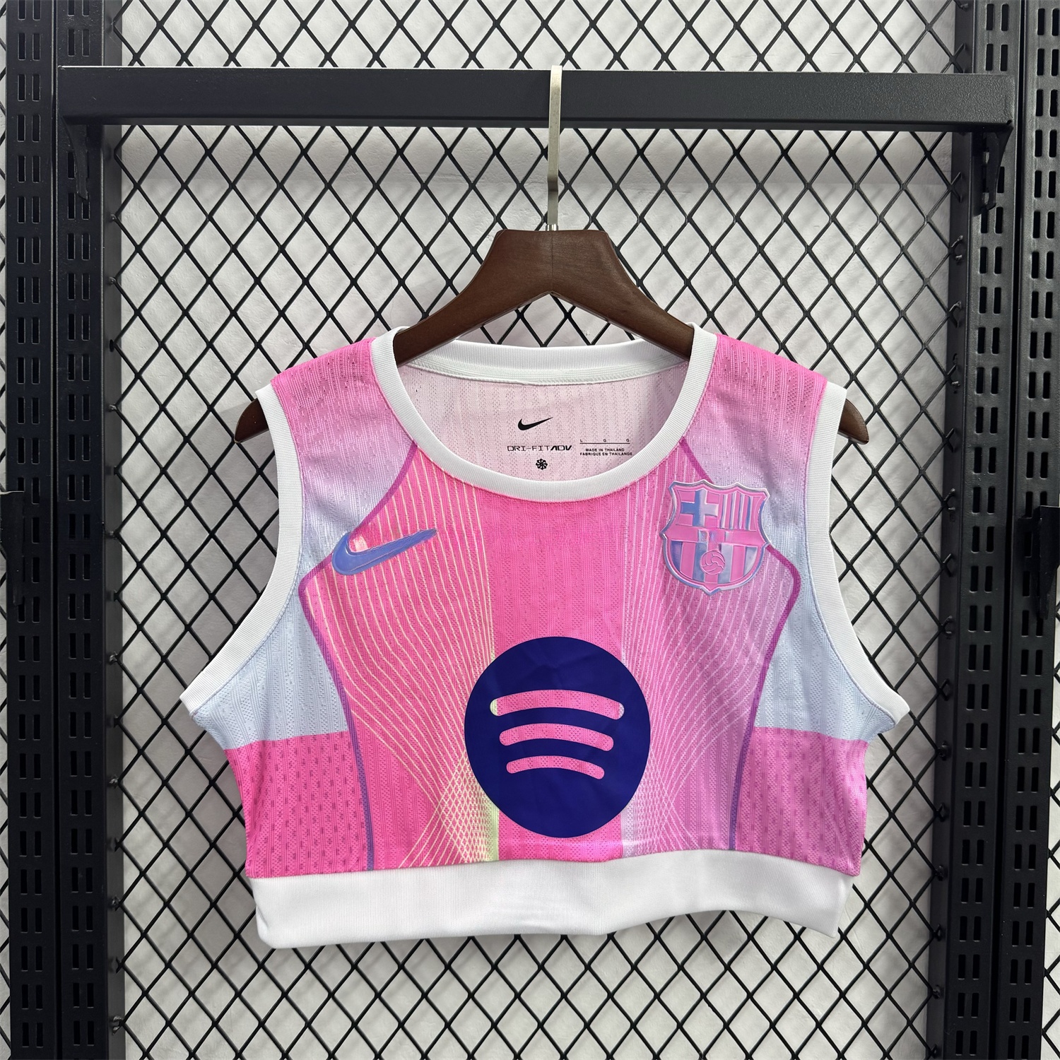 Women's Barcelona 25-26 T90 Pink Yoga Vest - JerseysGala