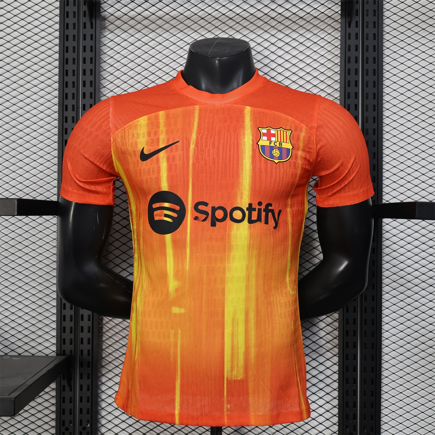 Barcelona 25-26 Spotify Orange & Yellow Special Jersey - Player Version - JerseysGala