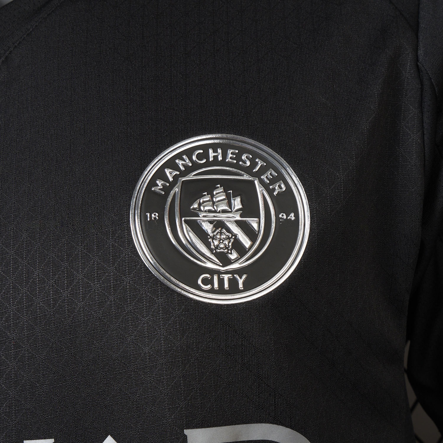 Manchester City 25-26 Away Black Jersey - Player Version - JerseysGala