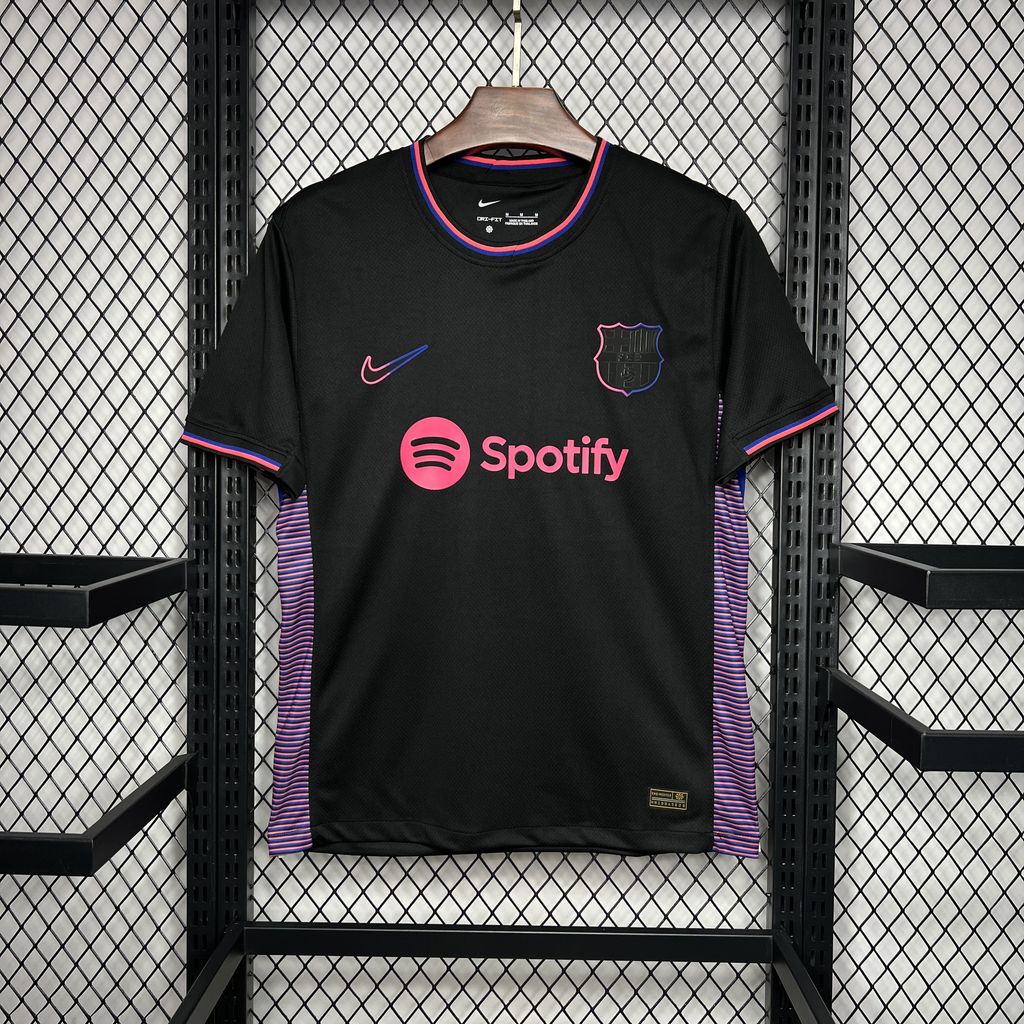 Barcelona 24-25 Black Pink Speical Jersey - Fans Version - JerseysGala