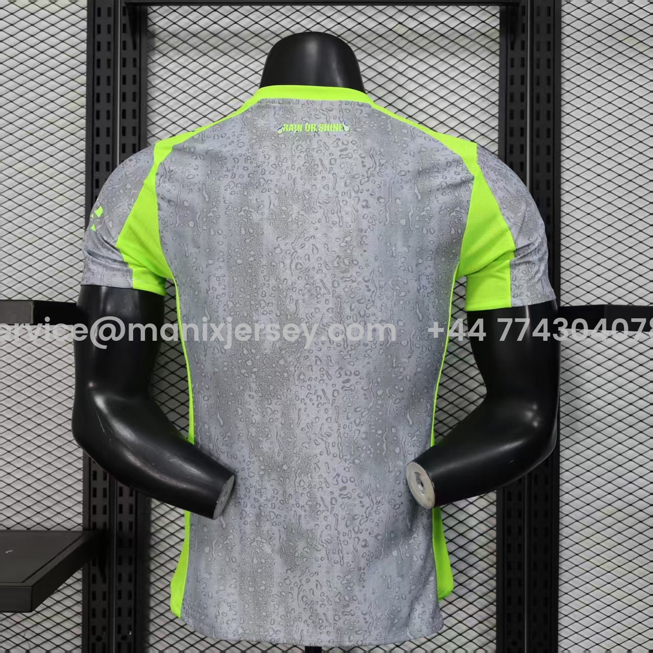 Manchester City 25-26 Third Grey Green Jersey - Player Version - JerseysGala