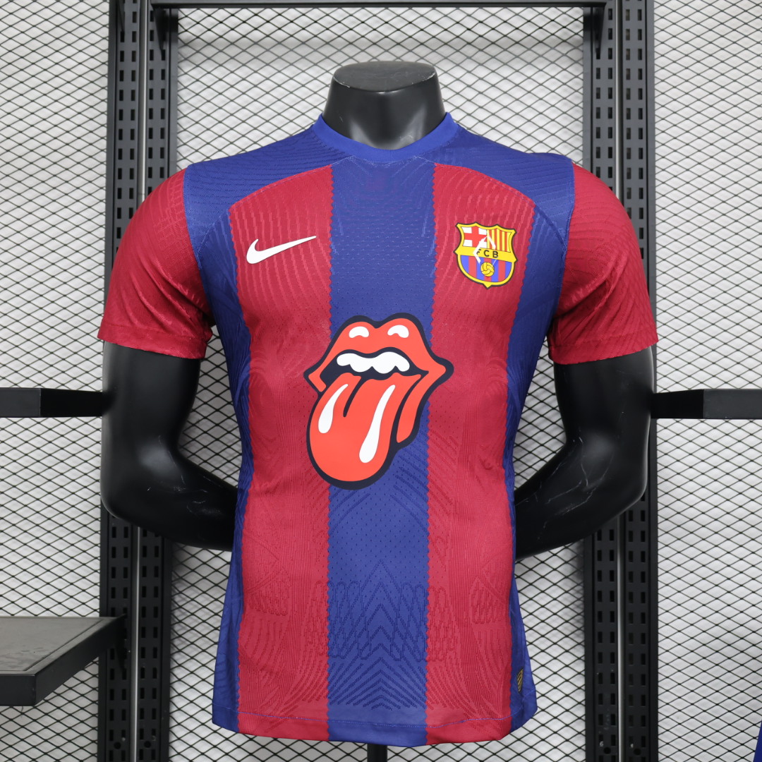 Barcelona X RS Iconic Tongue Jersey - Player Version - JerseysGala