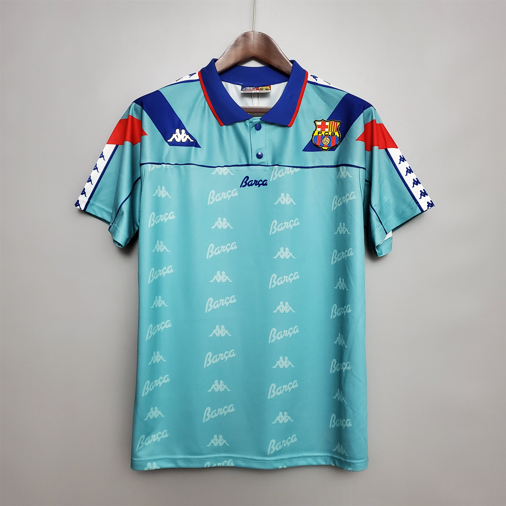 Retro Barcelona 92-95 Away Stadium Jersey - JerseysGala