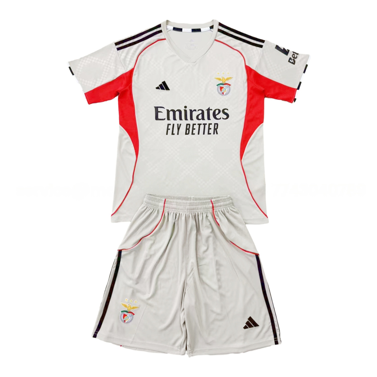 Benfica 25-26 Away Men's Adult Jersey Set - Fans Version - JerseysGala