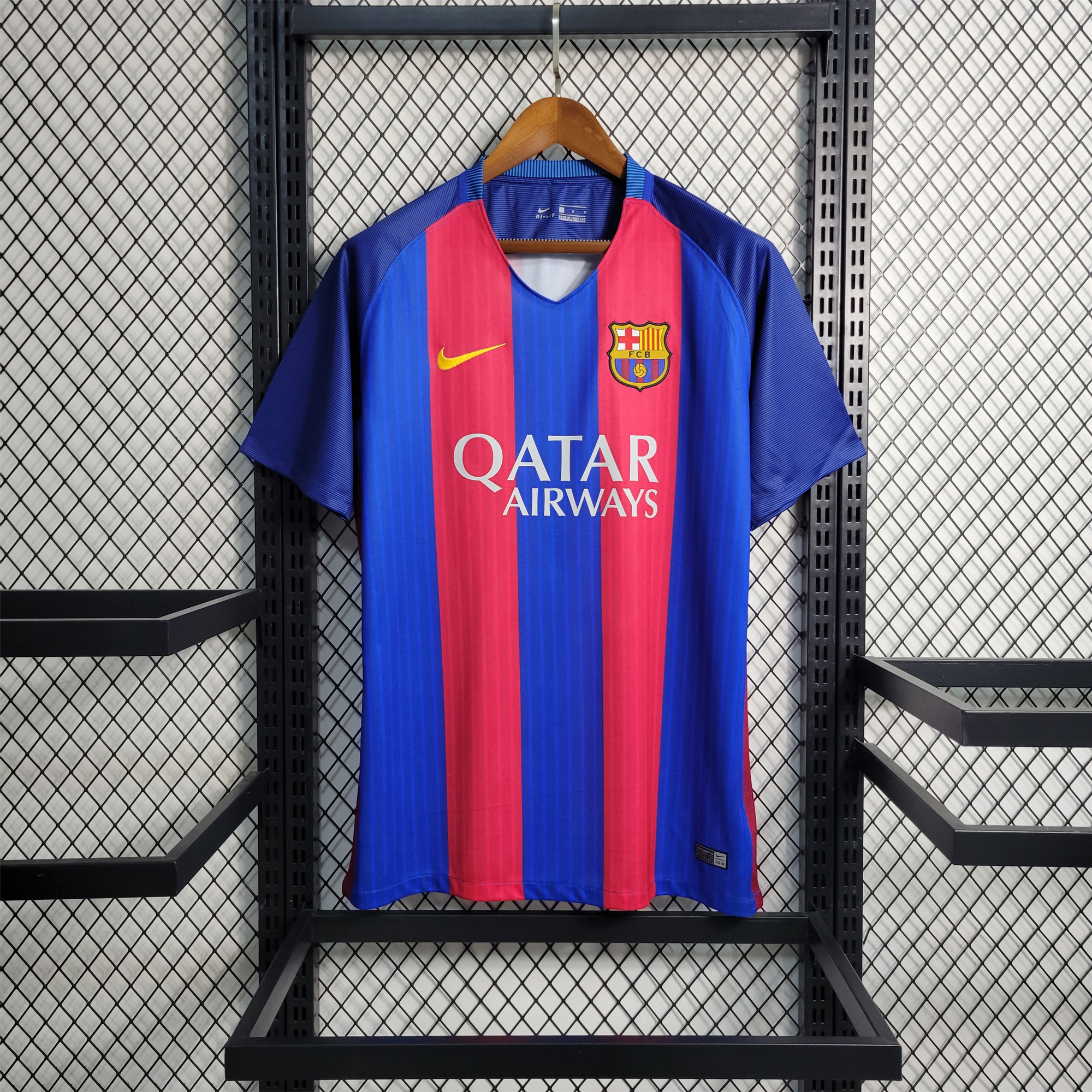 Retro Barcelona 16-17 Home Stadium Jersey - JerseysGala