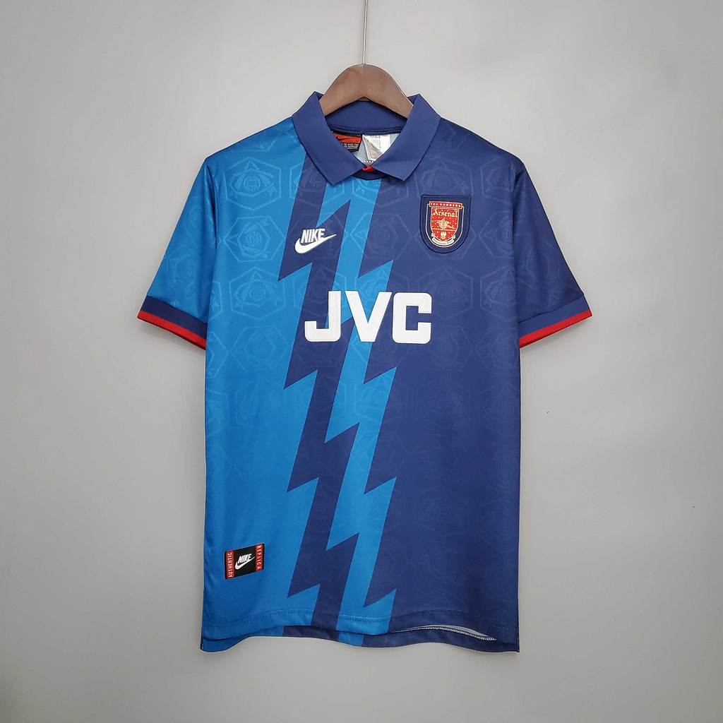 Retro Arsenal 95-96 Away Stadium Jersey - JerseysGala